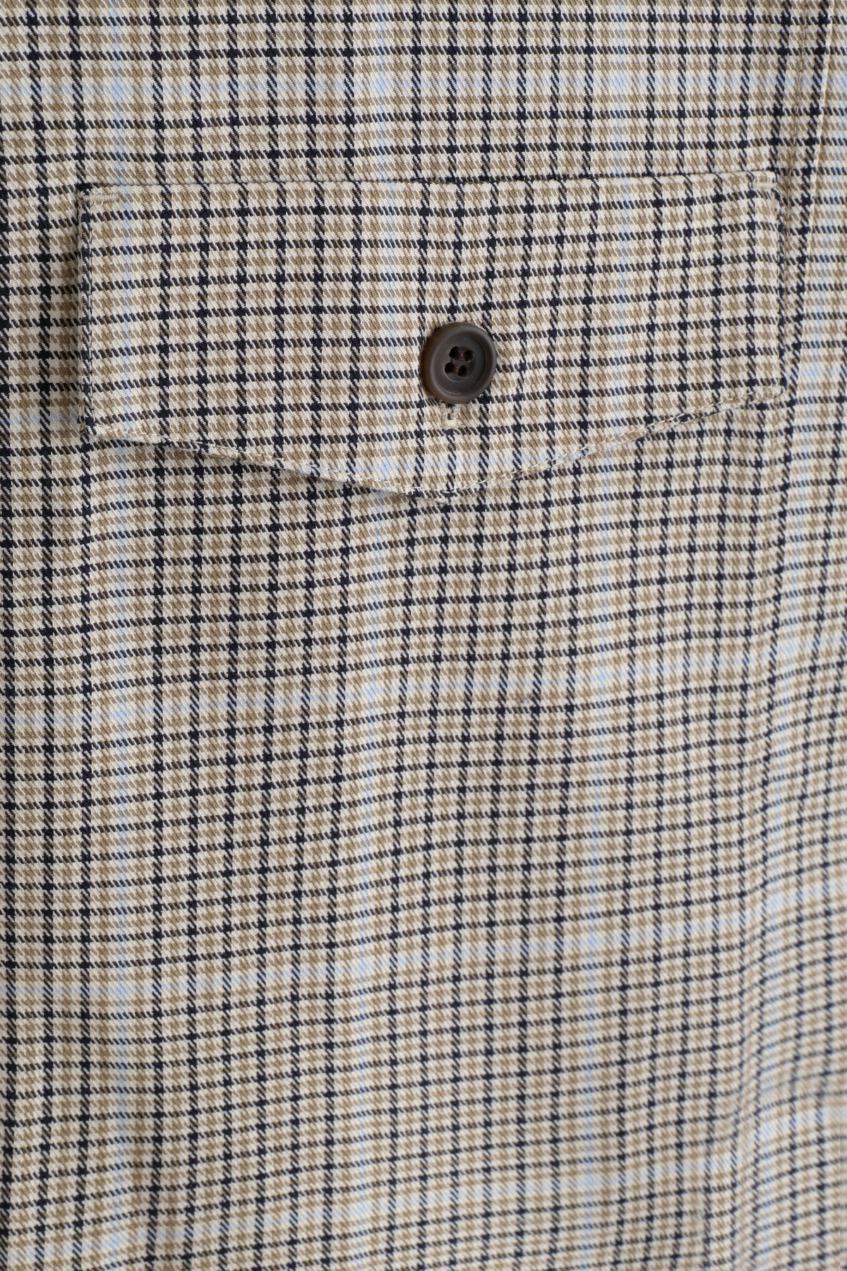 SOBRECAMISA DE ALGODÓN CON CIERRE DE CREMALLERA - BEIGE / A CUADROS | DescriptiveDetail