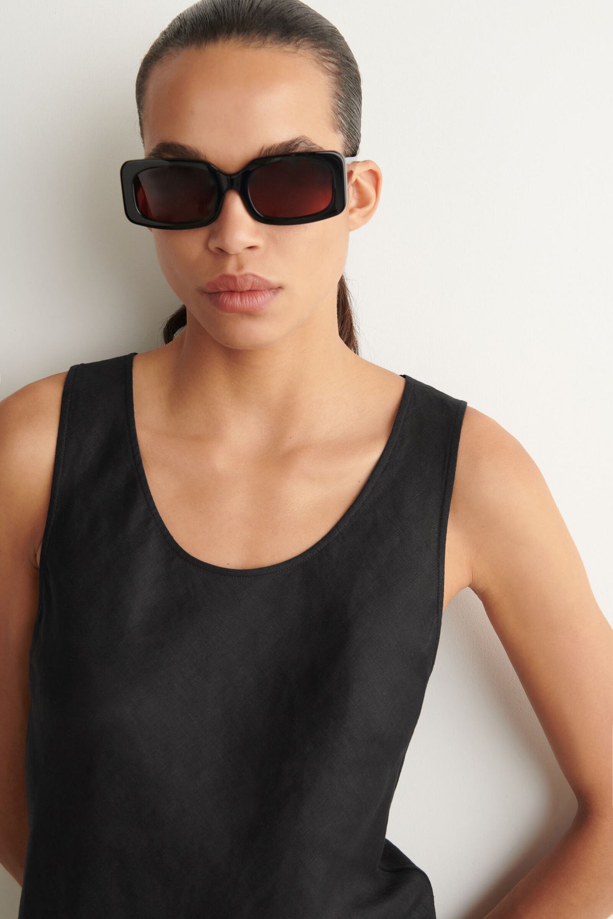TOP DE LINO - NEGRO - StillMedia/Lookbook