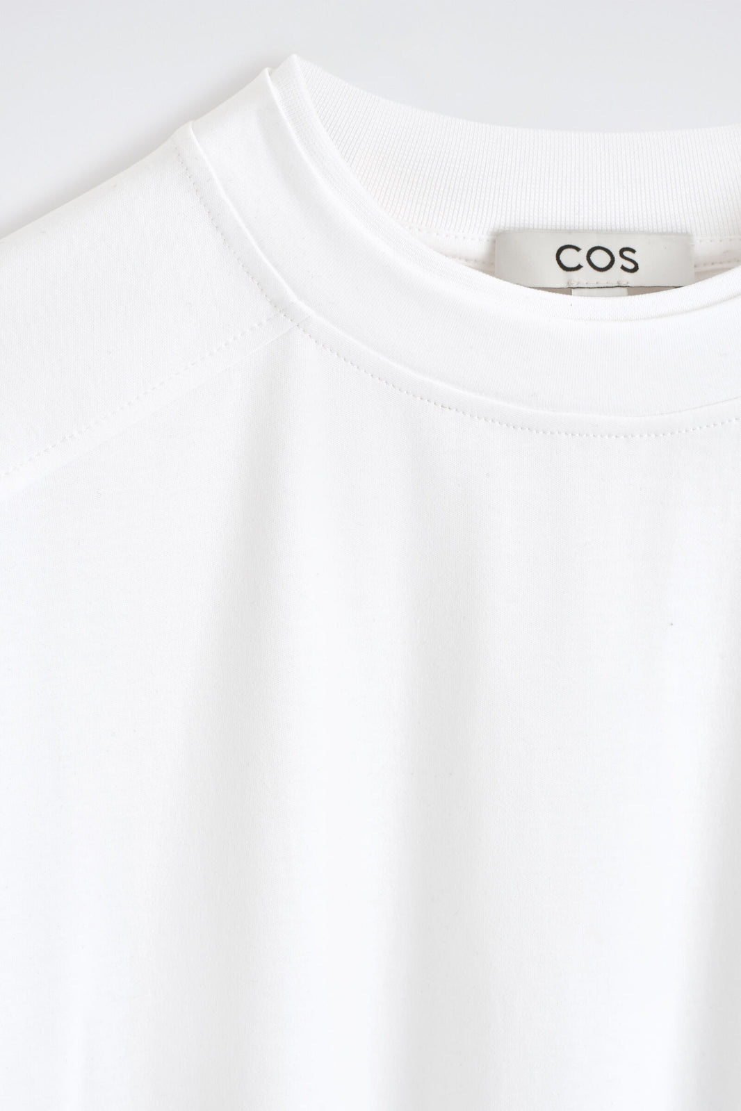 CAMISETA DE ALGODÓN INTERLOCK OVERSIZED - BLANCO | DescriptiveDetail