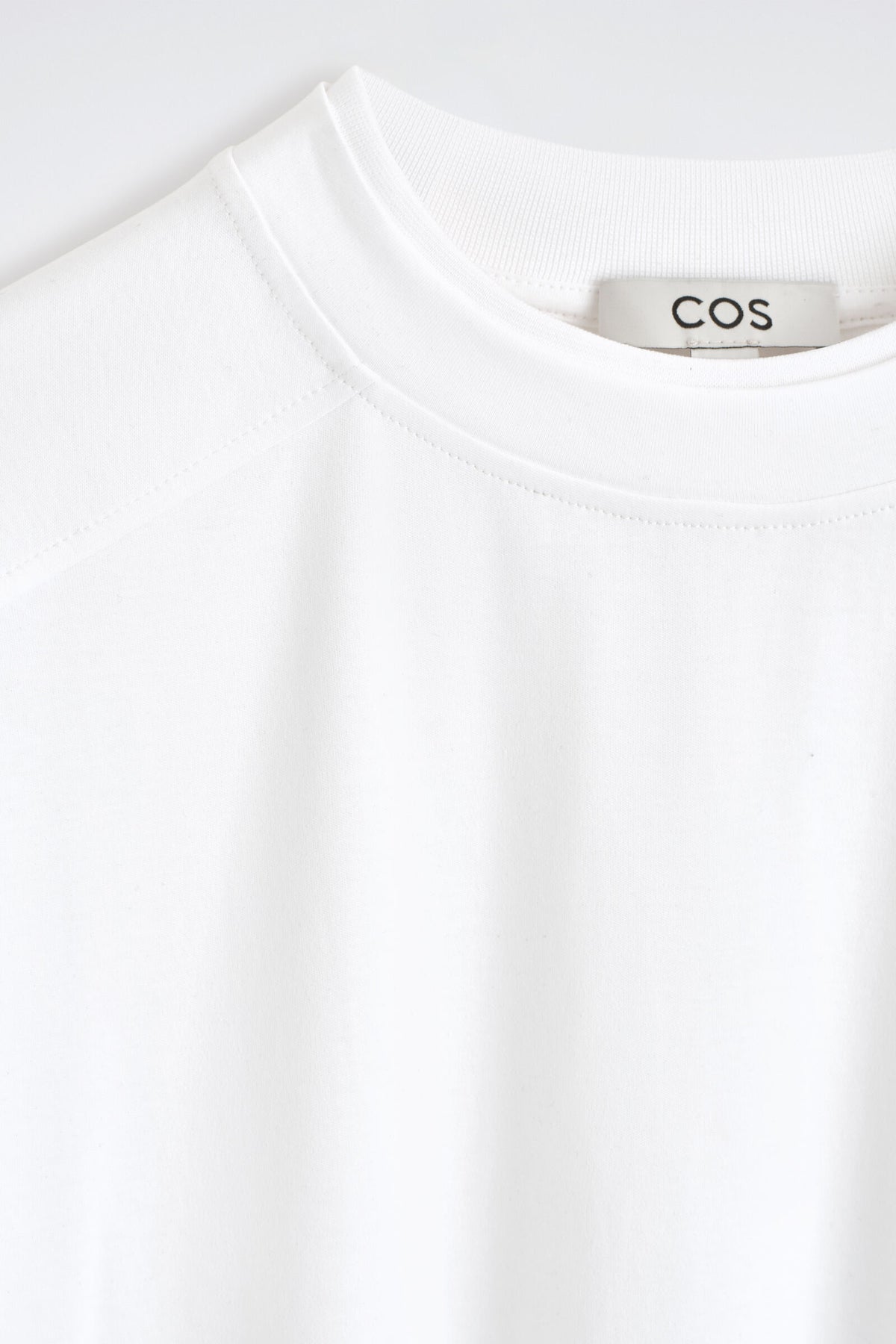 CAMISETA DE ALGODÓN INTERLOCK OVERSIZED - BLANCO | DescriptiveDetail
