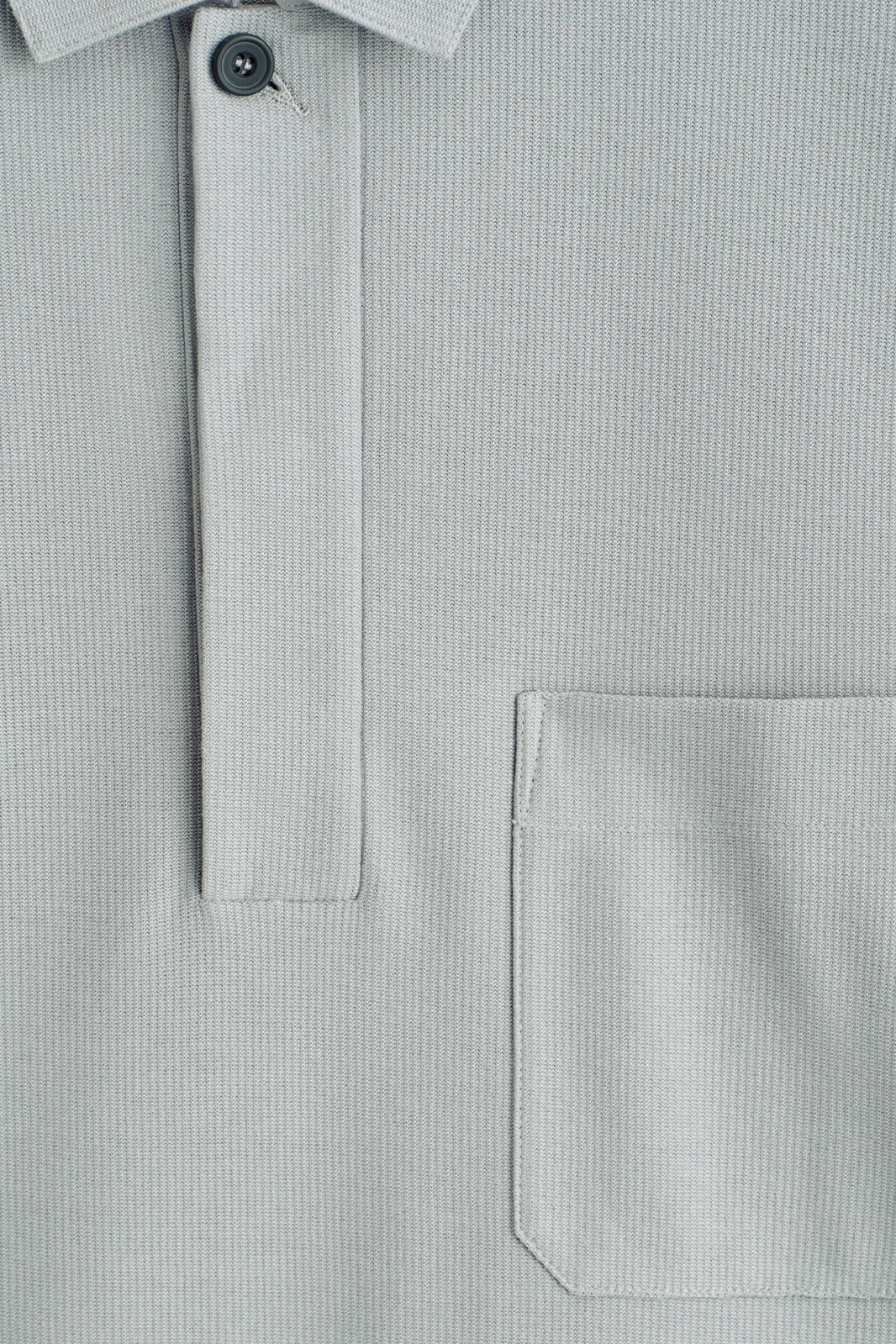 CAMISA DE POLO DE ALGODÓN-PIQUÉ - GRIS | DescriptiveDetail