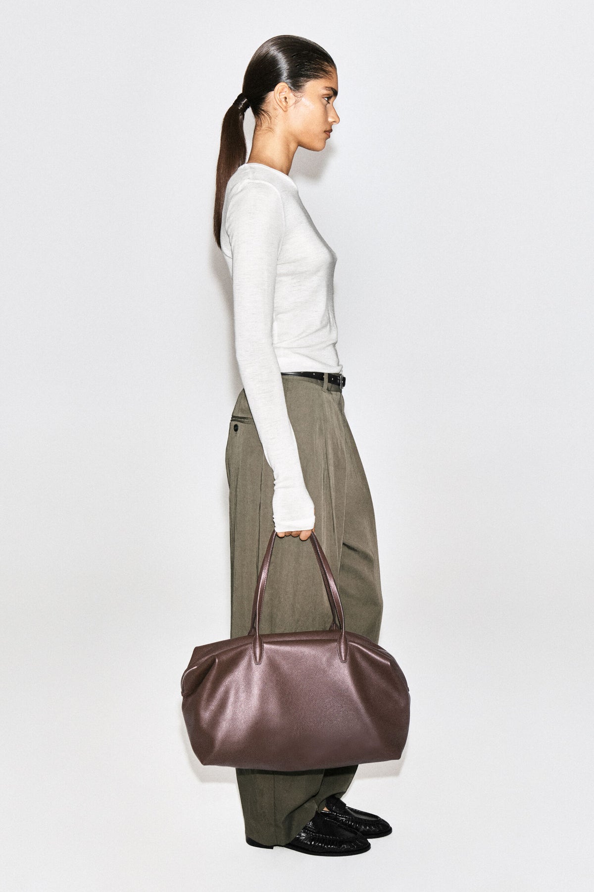 TOP DE LANA MERINO SLIM - CREMA