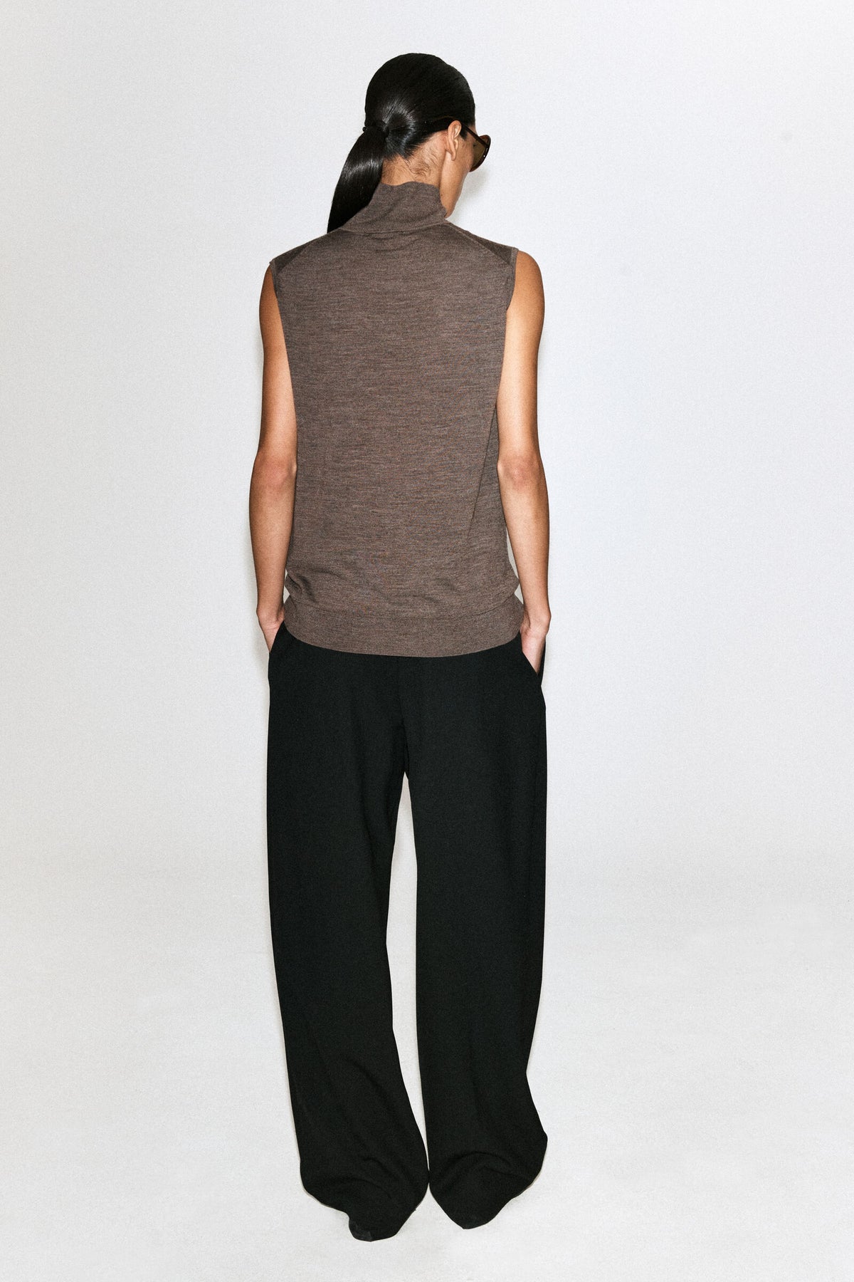 CHAL ECO DE LANA MERINO - BEIGE MÉLANGE