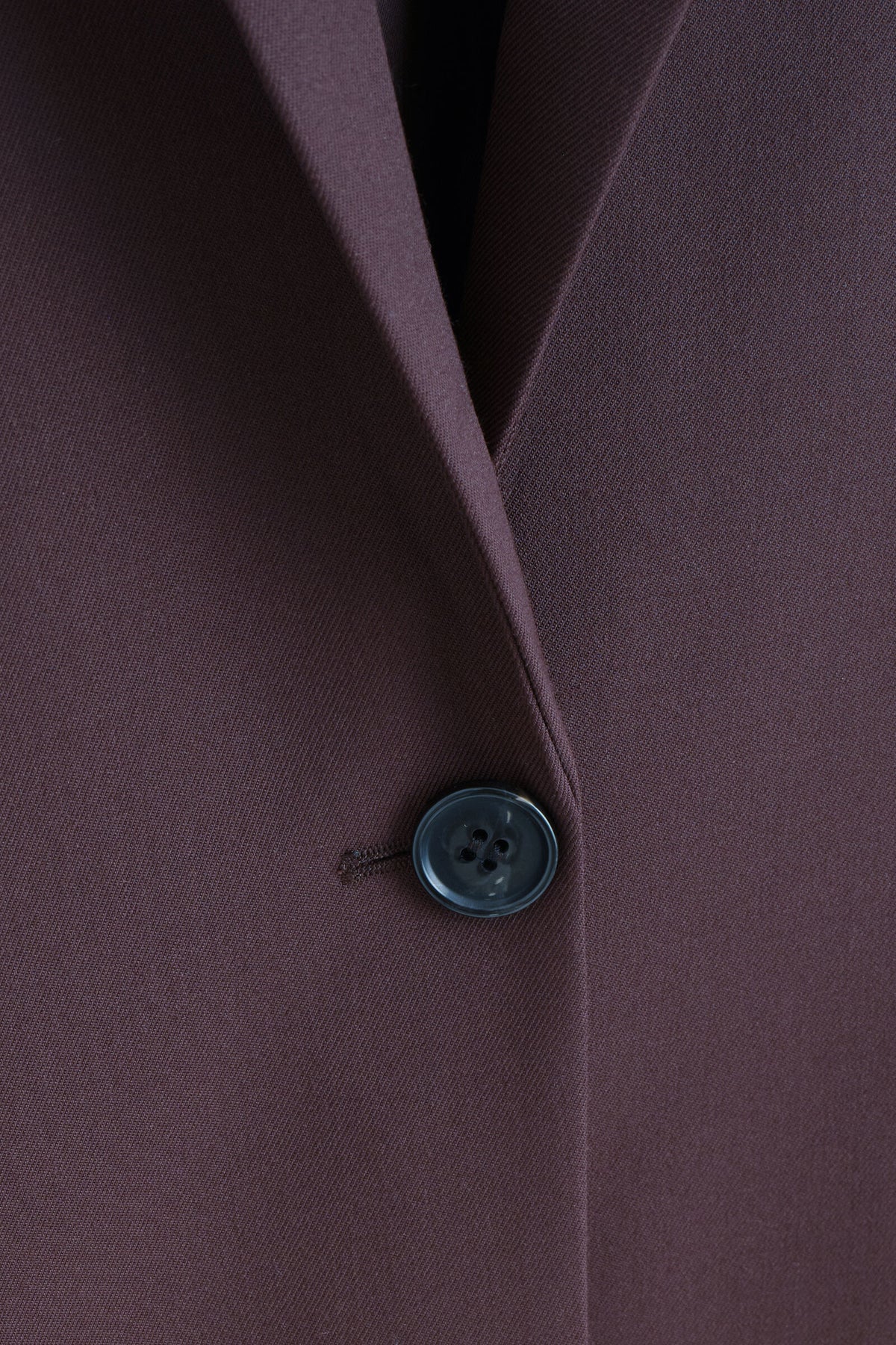 BLAZER DE SARGA DE UN SOLO BOTÓN - MARRÓN OSCURO | DescriptiveDetail