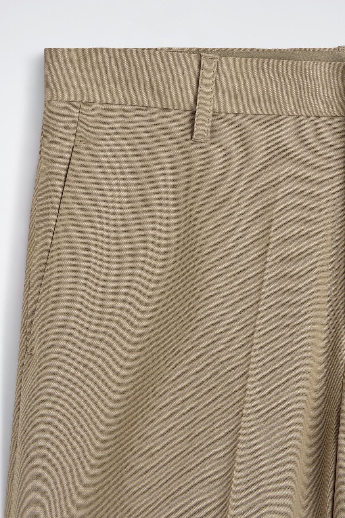 SHORTS DE ALGODÓN TEXTURIZADO - BEIGE | DescriptiveDetail
