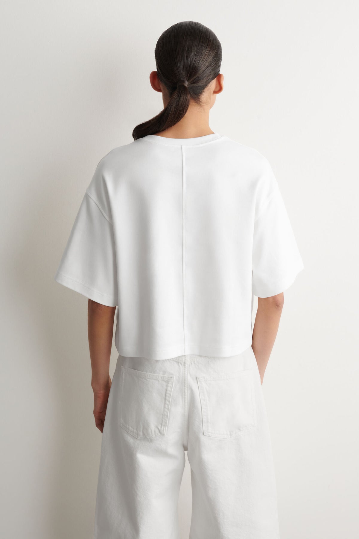 CAMISETA DE ALGODÓN OVERSIZE - BLANCO - StillMedia/Lookbook