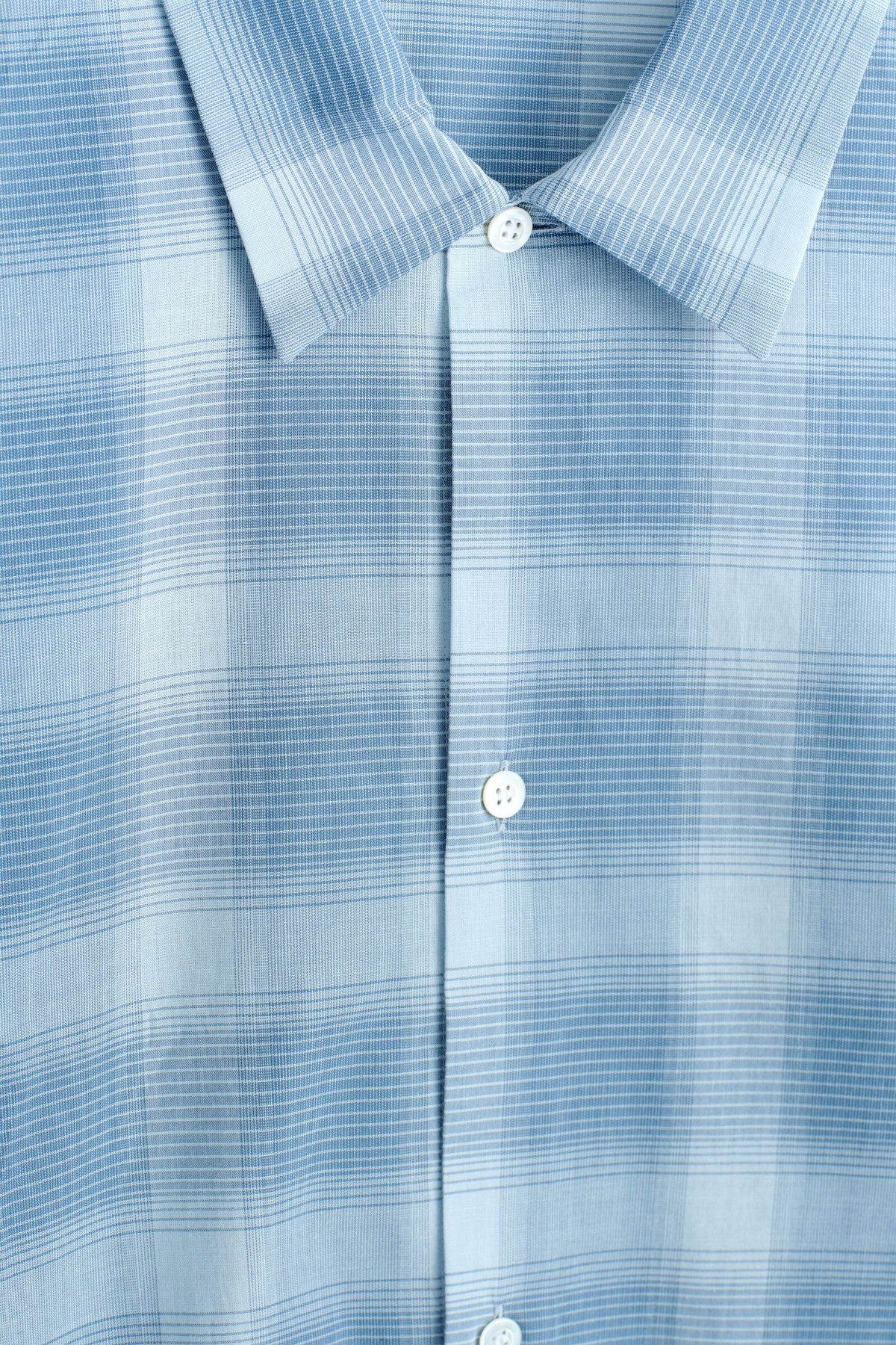 CAMISA DE ALGODÓN A CUADROS - AZUL / CUADROS - StillMedia/DescriptiveDetail