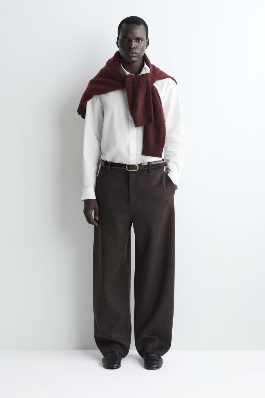CAMISA DE PIMA COTTON-POPLIN RELAJADO - BLANCO - StillMedia/Lookbook