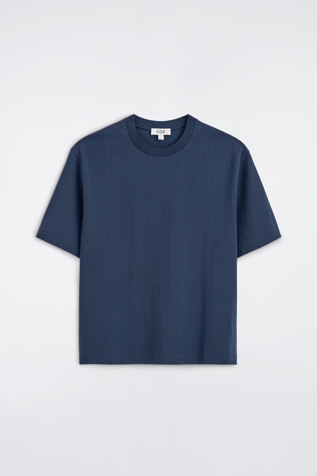 PLAYERA DE JERSEY ACANALADO - MARINO | DescriptiveStillLife