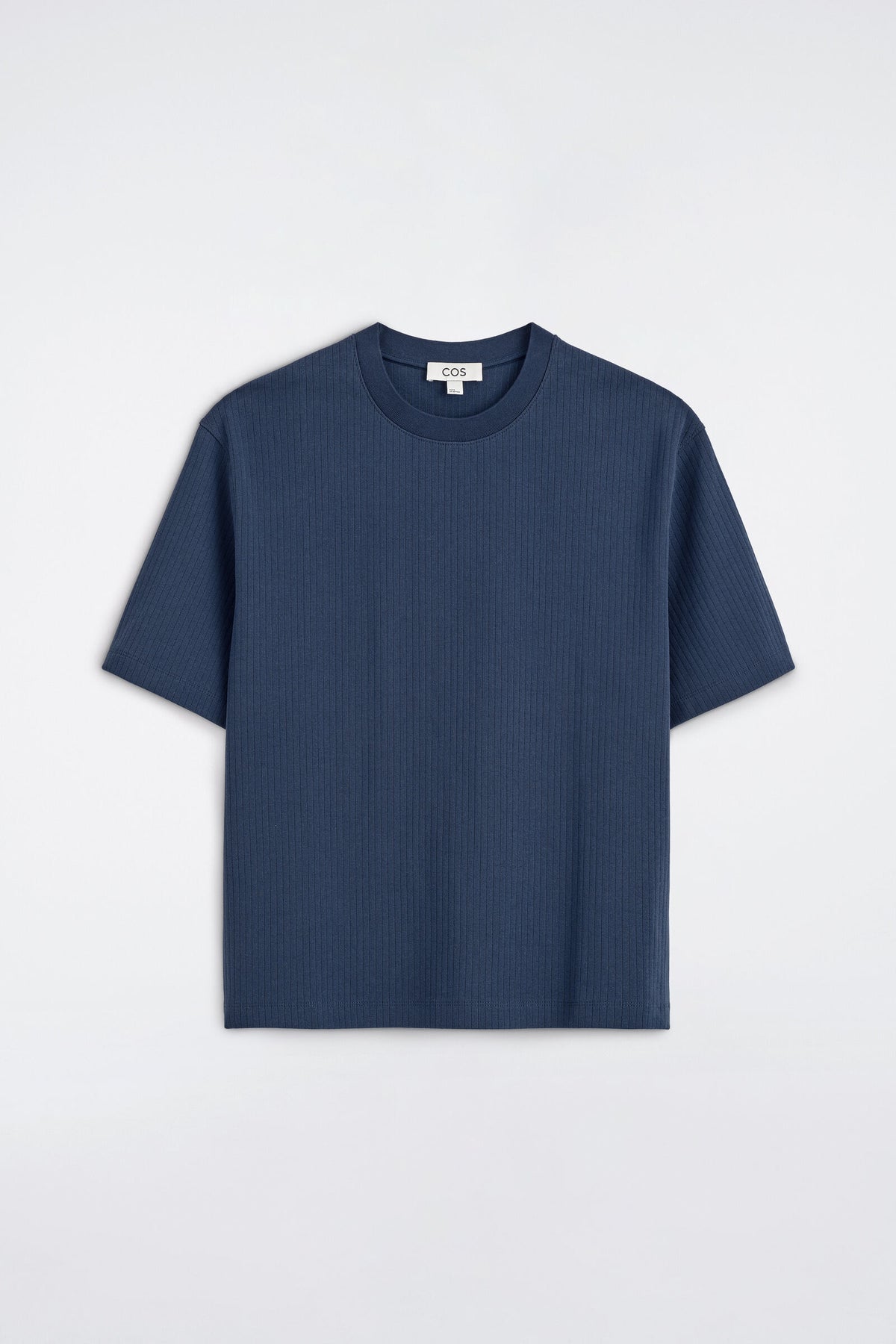 PLAYERA DE JERSEY ACANALADO - MARINO | DescriptiveStillLife