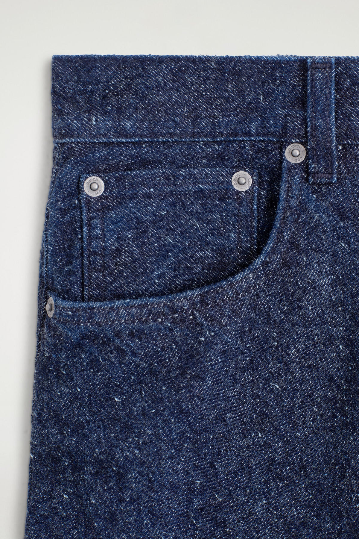 JEANS INLET BOUCLÉ CURVED LEG - AZUL - StillMedia/DescriptiveDetail