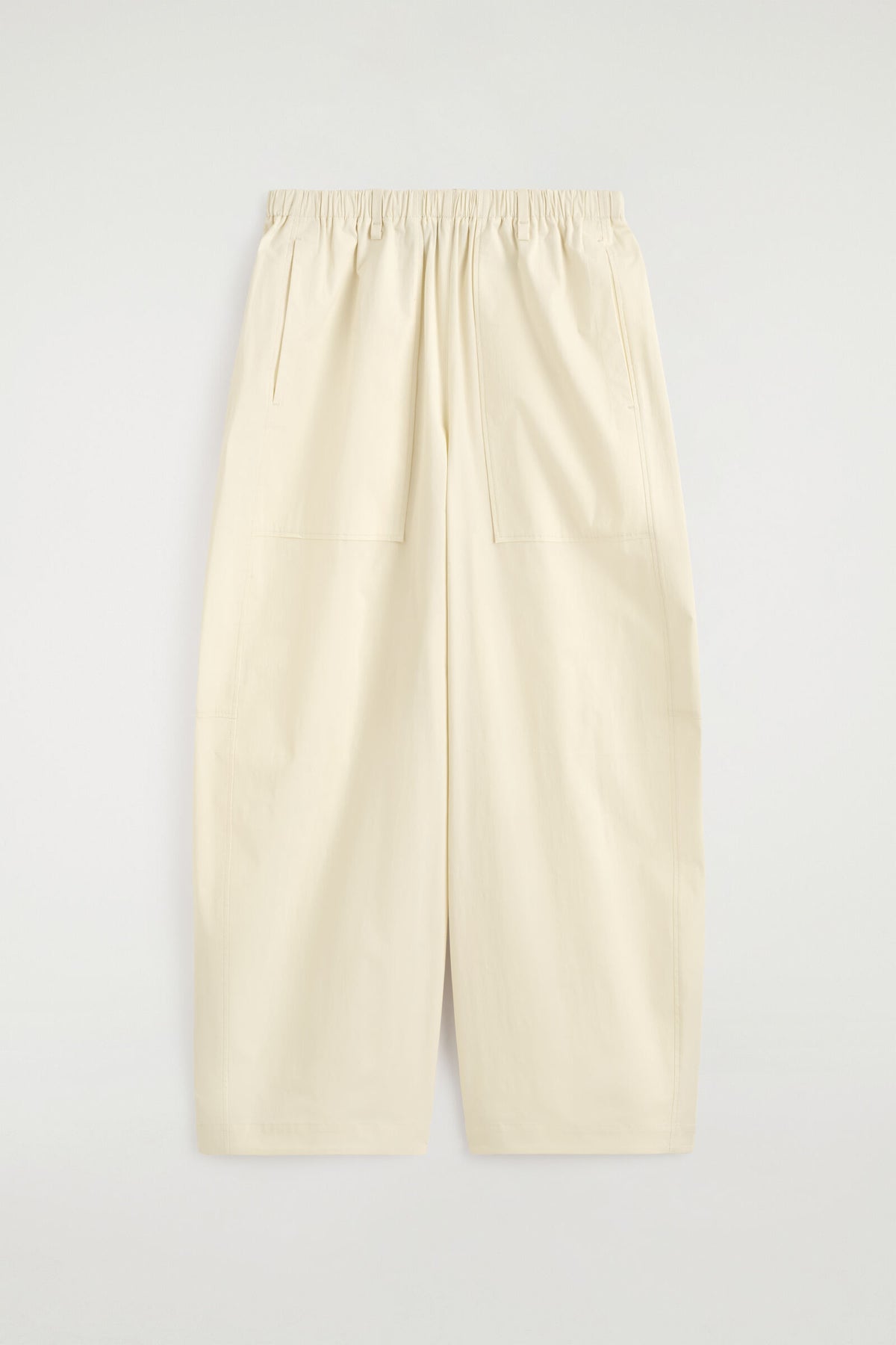 PANTALONES DE ALGODÓN DE CORTE RECTO - CREMA | DescriptiveStillLife