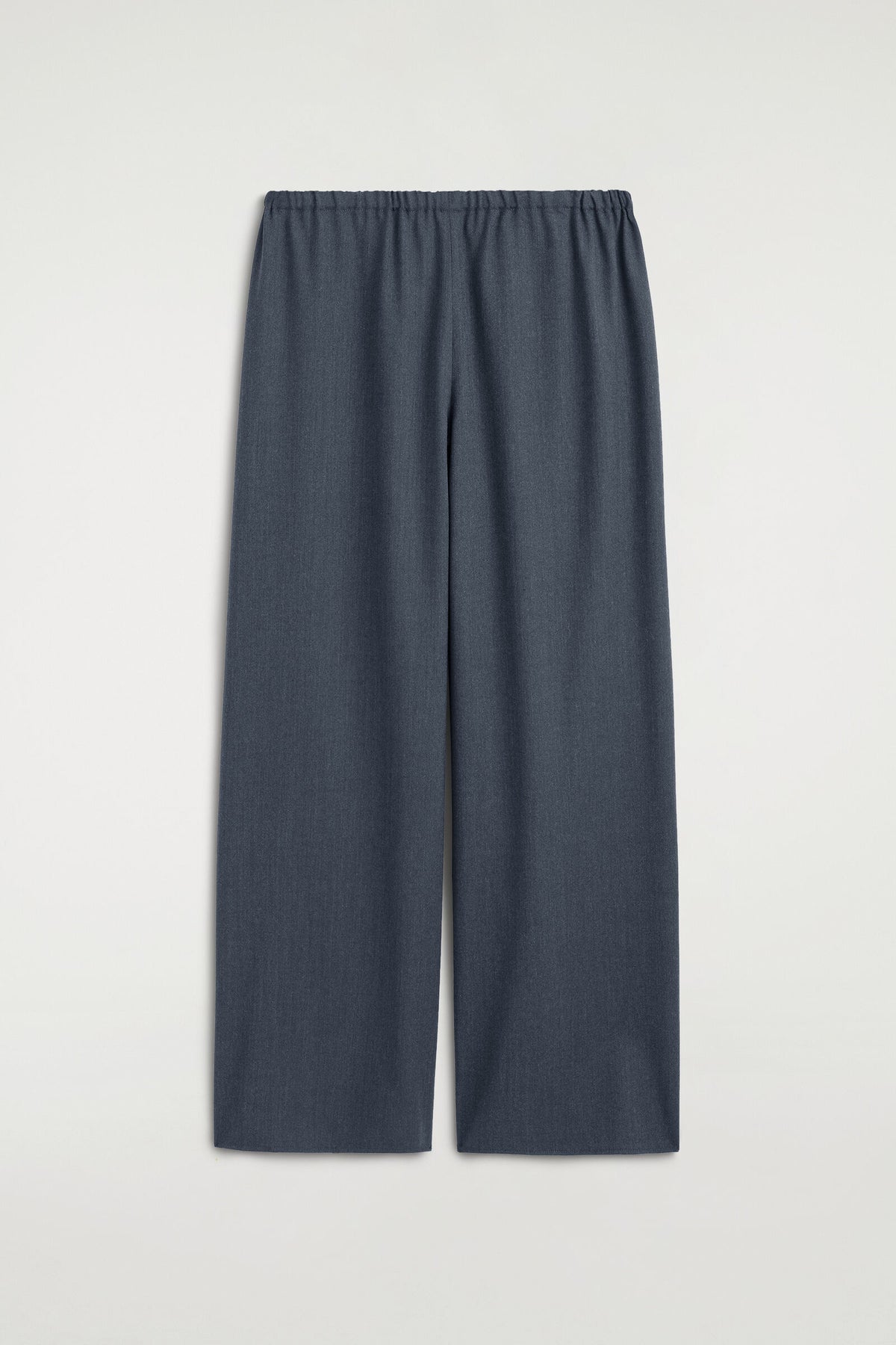 PANTALONES DE MEZCLA DE LANA - AZUL GRIS | DescriptiveStillLife