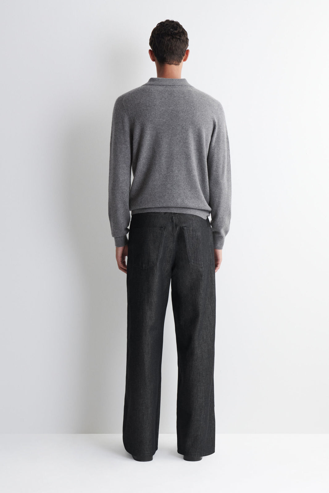 DÓBLAJE JEANS WIDE-LEG - NEGRO DESVANECIDO