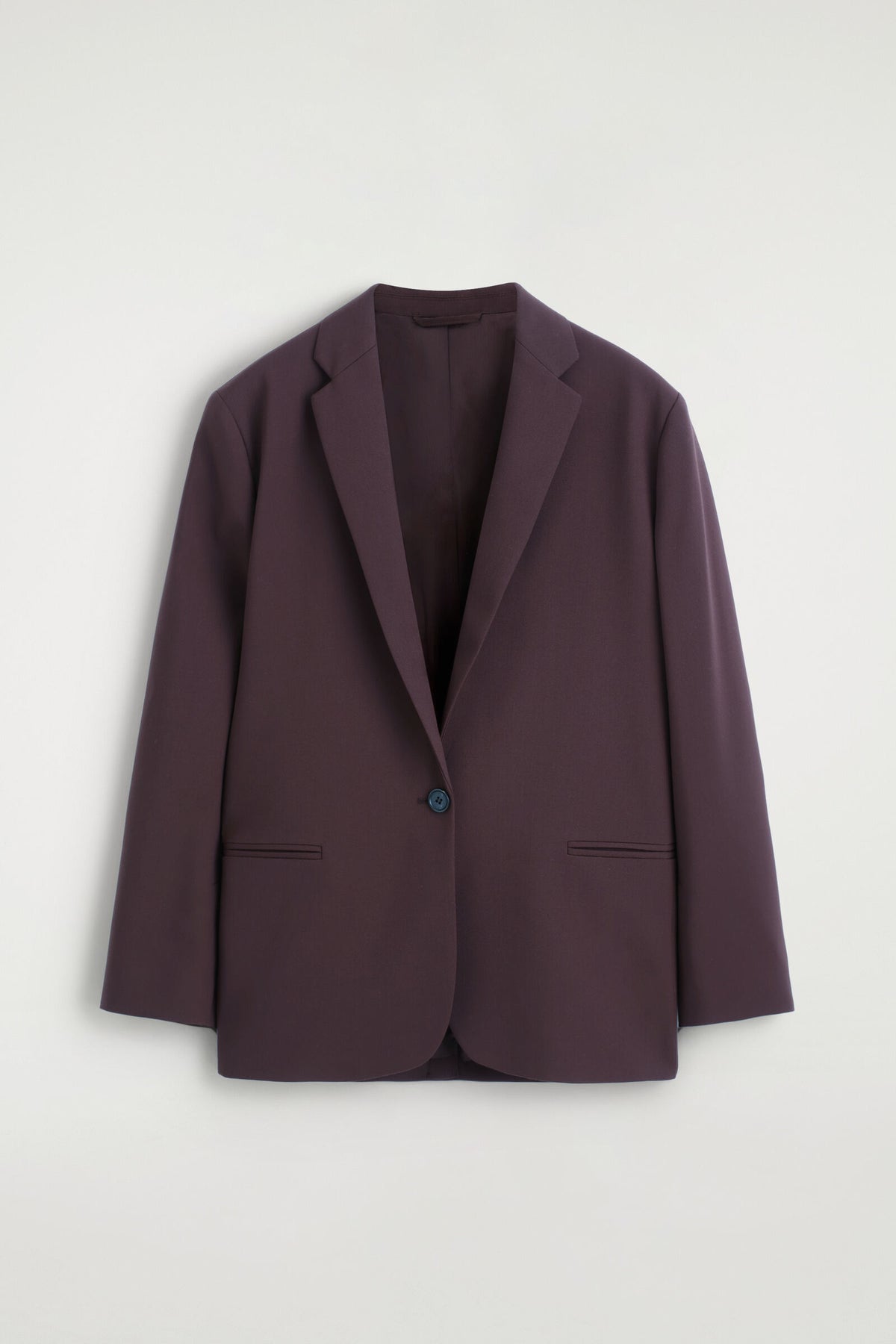 BLAZER DE SARGA DE UN SOLO BOTÓN - MARRÓN OSCURO | DescriptiveStillLife