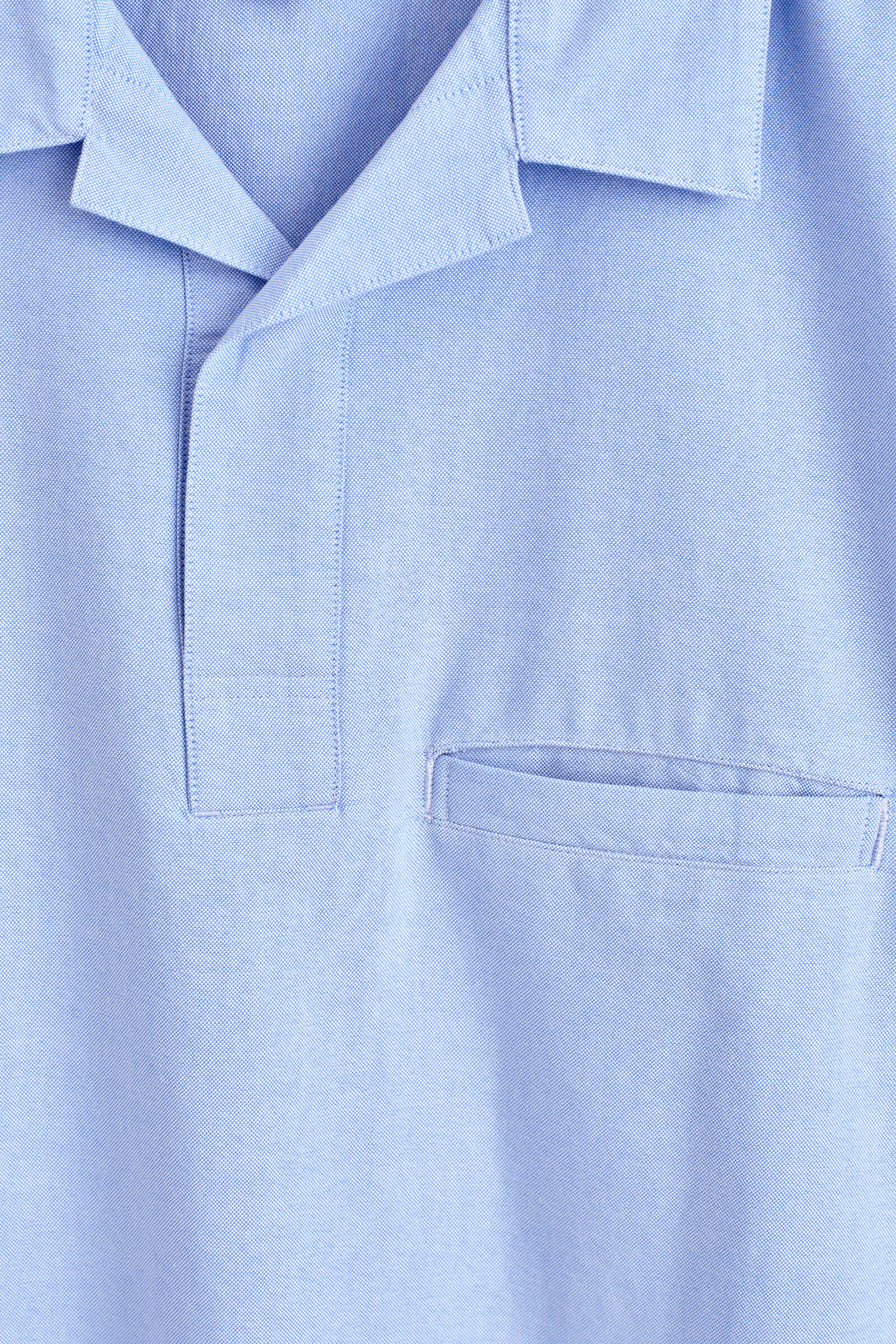 CAMISA DE ALGODÓN OXFORD - AZUL CLARO | DescriptiveDetail