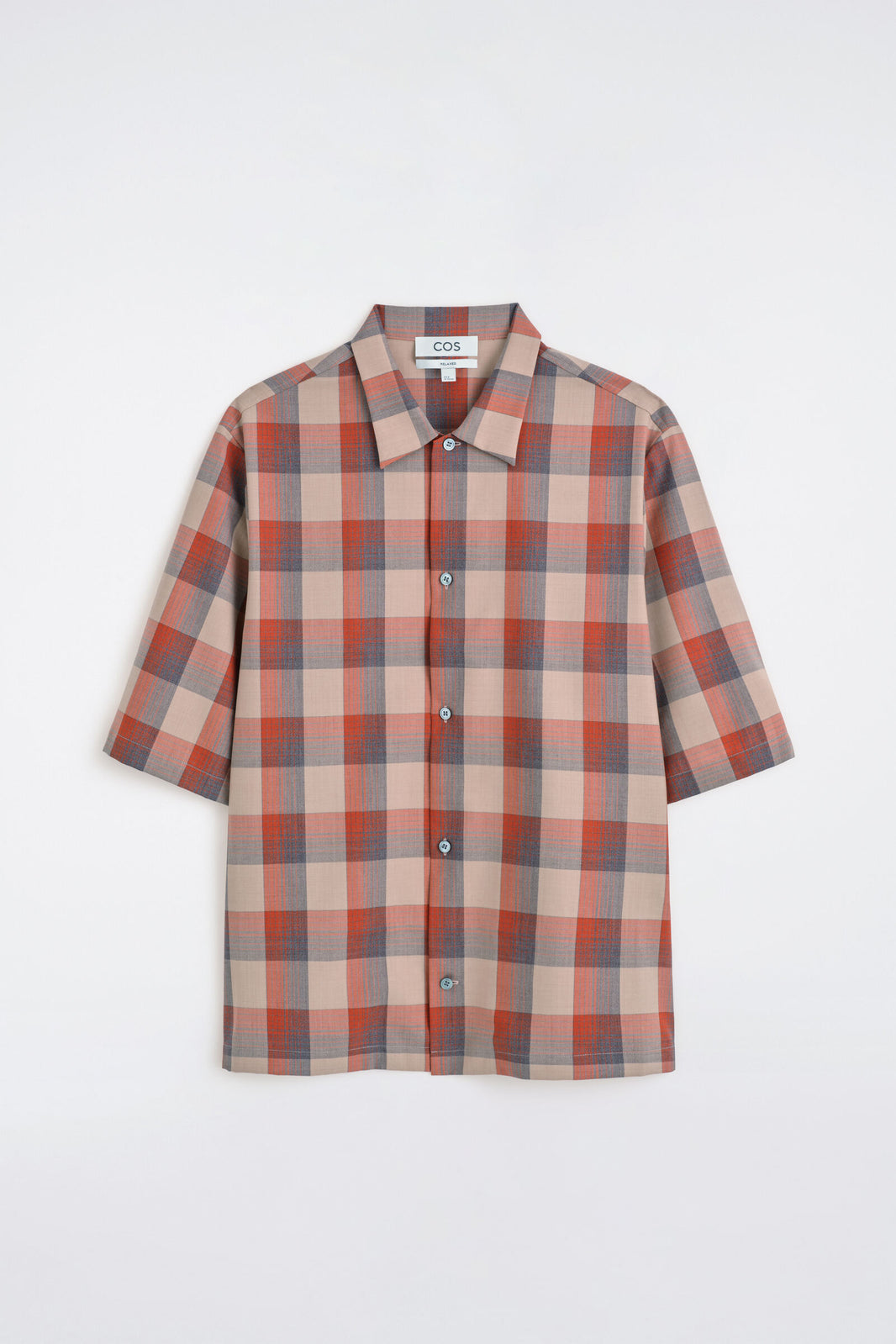CAMISA A CUADROS - BEIGE / NARANJA / A CUADROS | DescriptiveStillLife