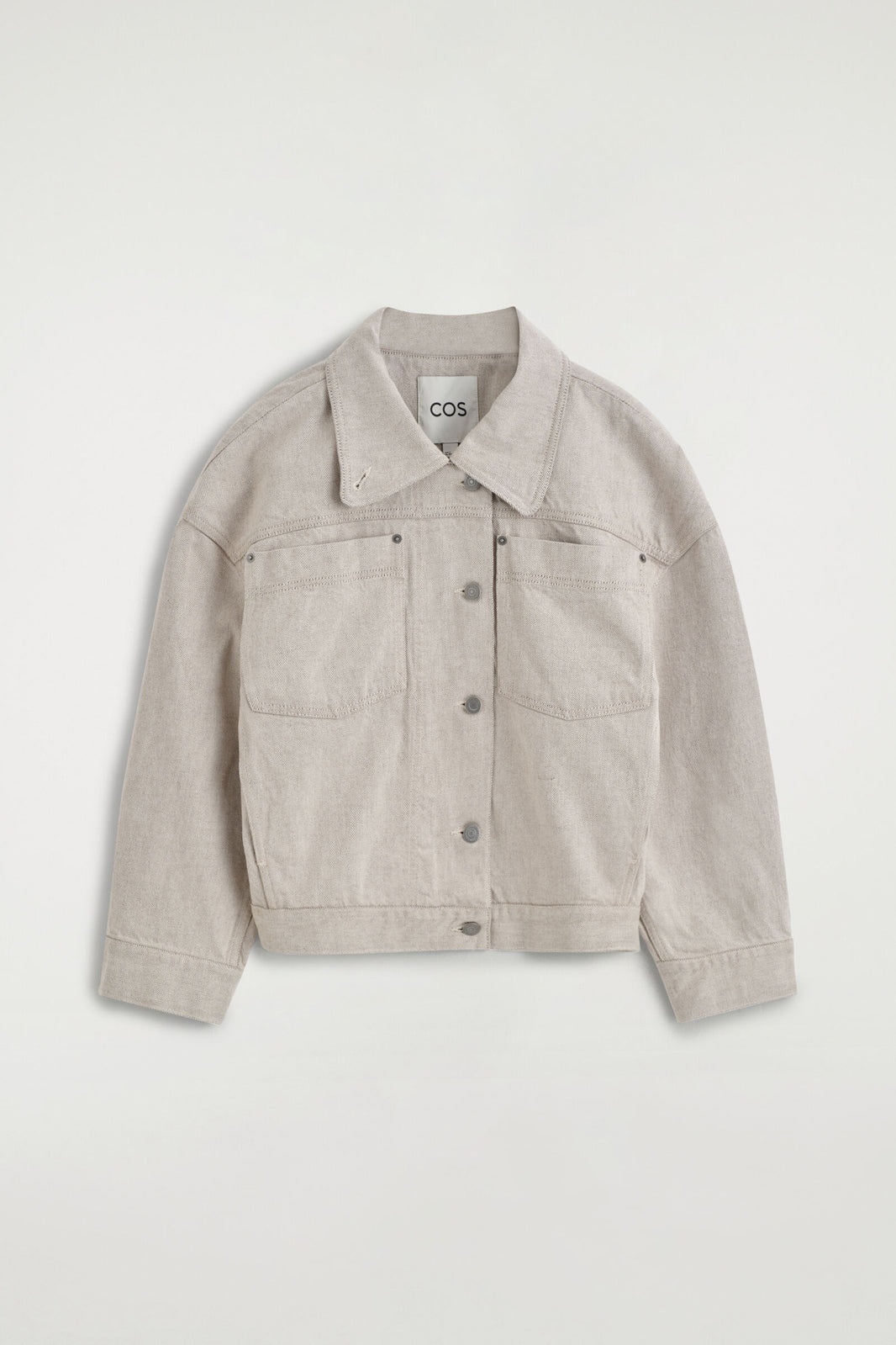 CHAQUETA DE MEZCLILLA - BEIGE | DescriptiveStillLife
