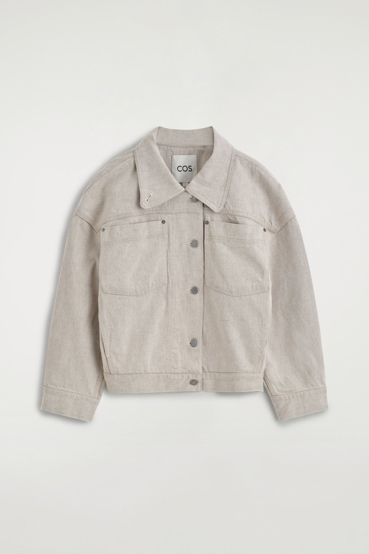 CHAQUETA DE MEZCLILLA - BEIGE | DescriptiveStillLife
