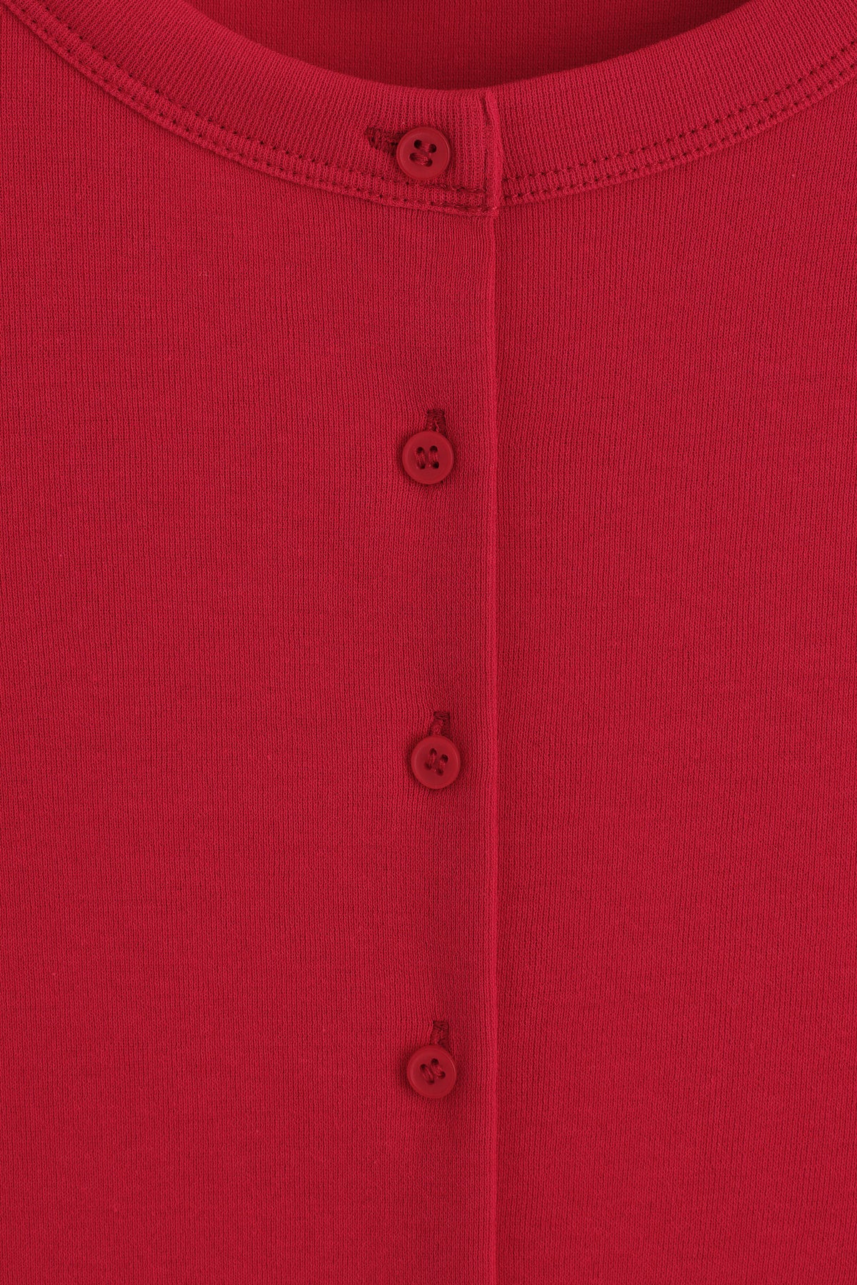 JERSEY CÁRDIGAN TOP - ROJO | DescriptiveDetail