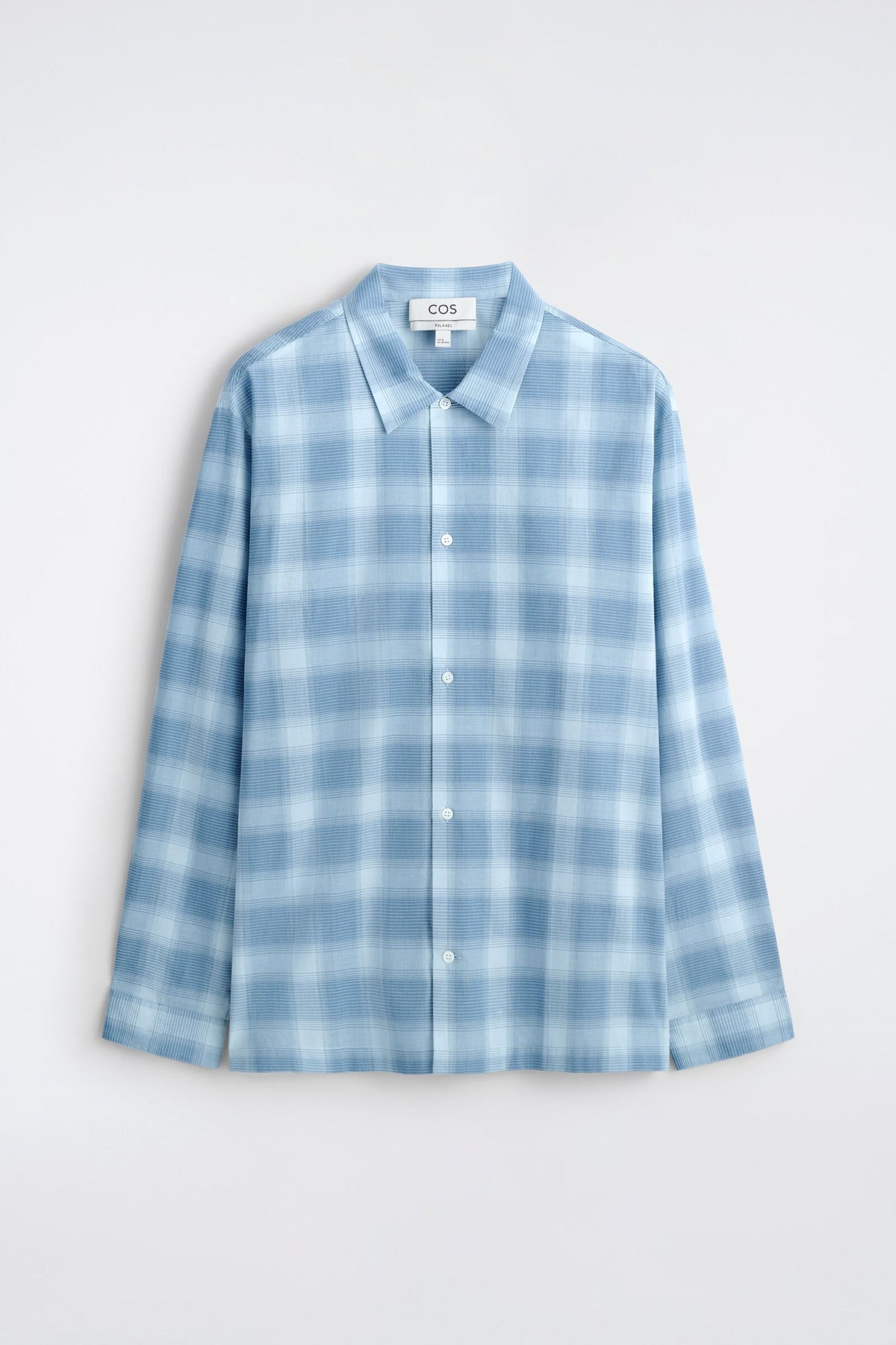 CAMISA DE ALGODÓN A CUADROS - AZUL / CUADROS - StillMedia/DescriptiveStillLife