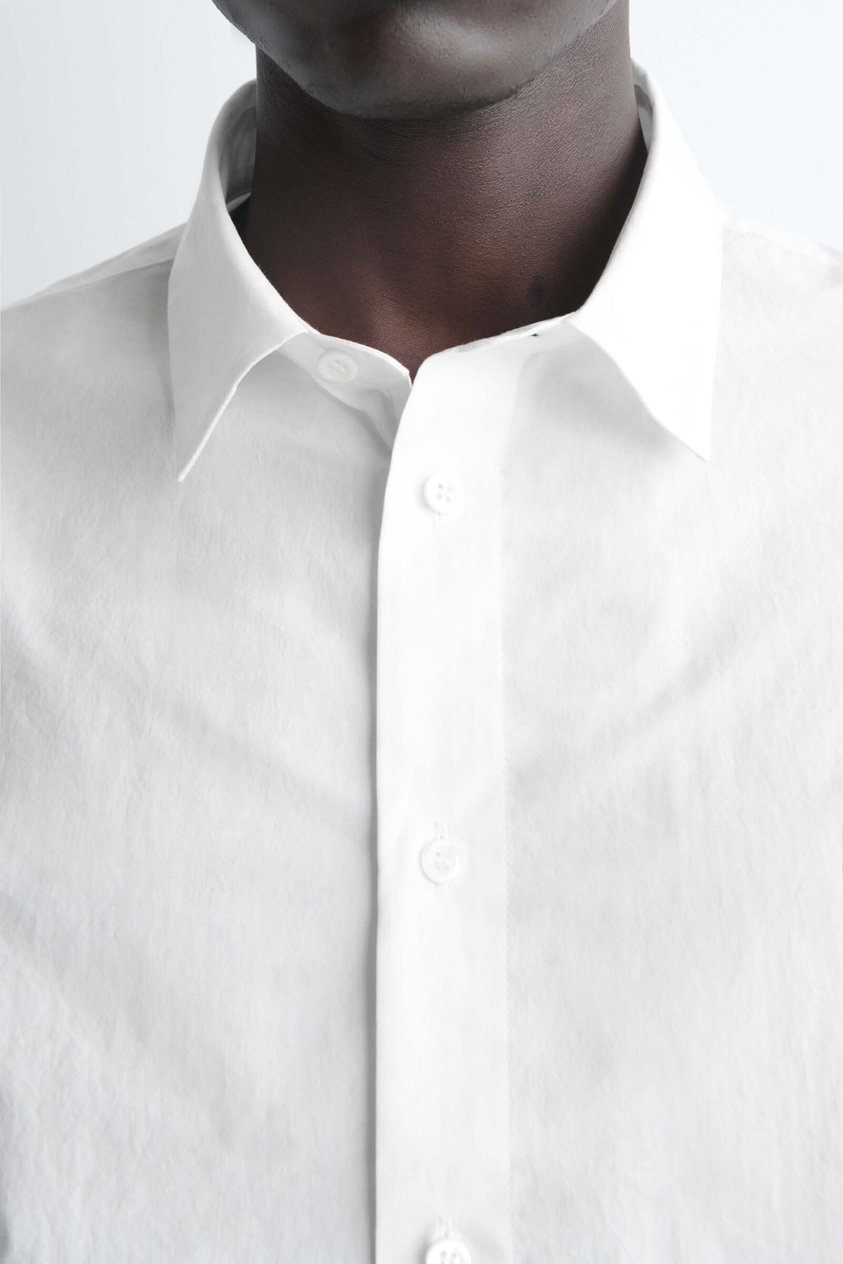 CAMISA DE PIMA COTTON-POPLIN RELAJADO - BLANCO - StillMedia/Lookbook
