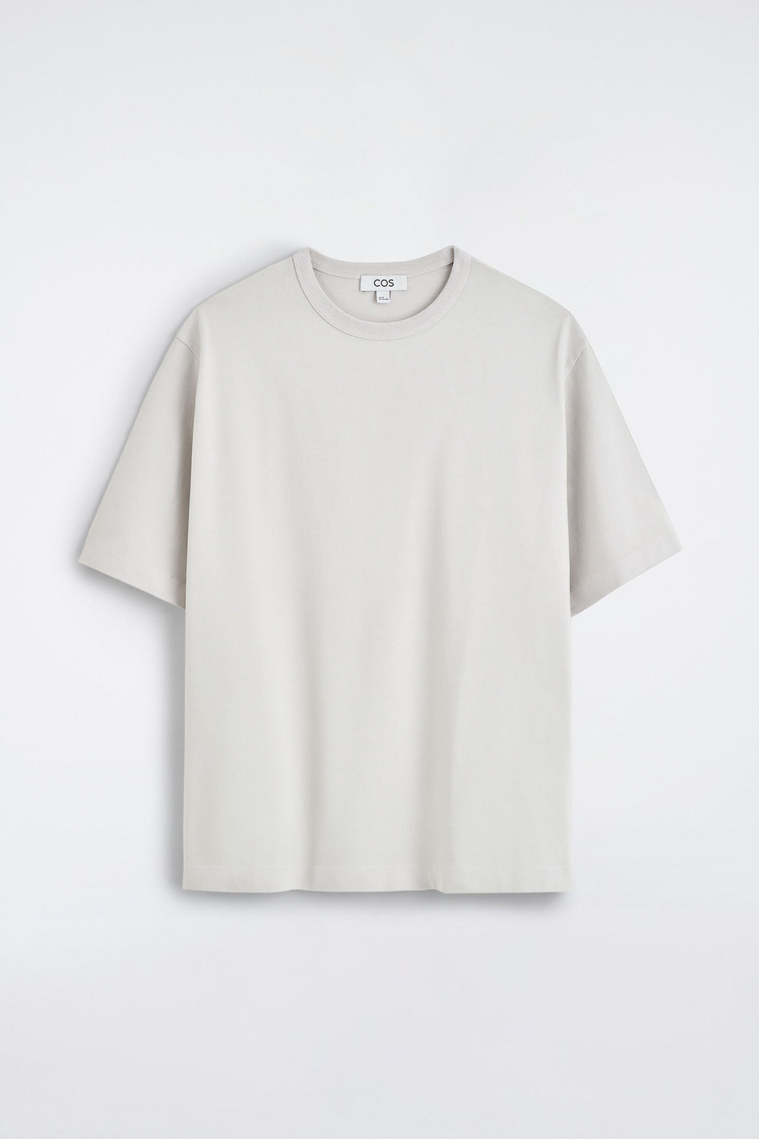 CAMISETA DE ALGODÓN RELAJADO LAVADO - AZUL CLARO | DescriptiveStillLife