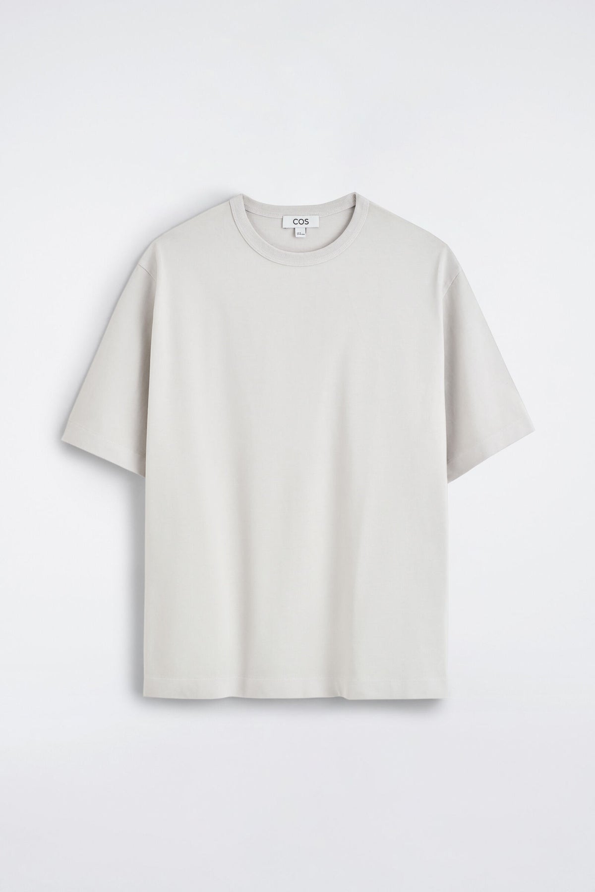 CAMISETA DE ALGODÓN RELAJADO LAVADO - AZUL CLARO | DescriptiveStillLife