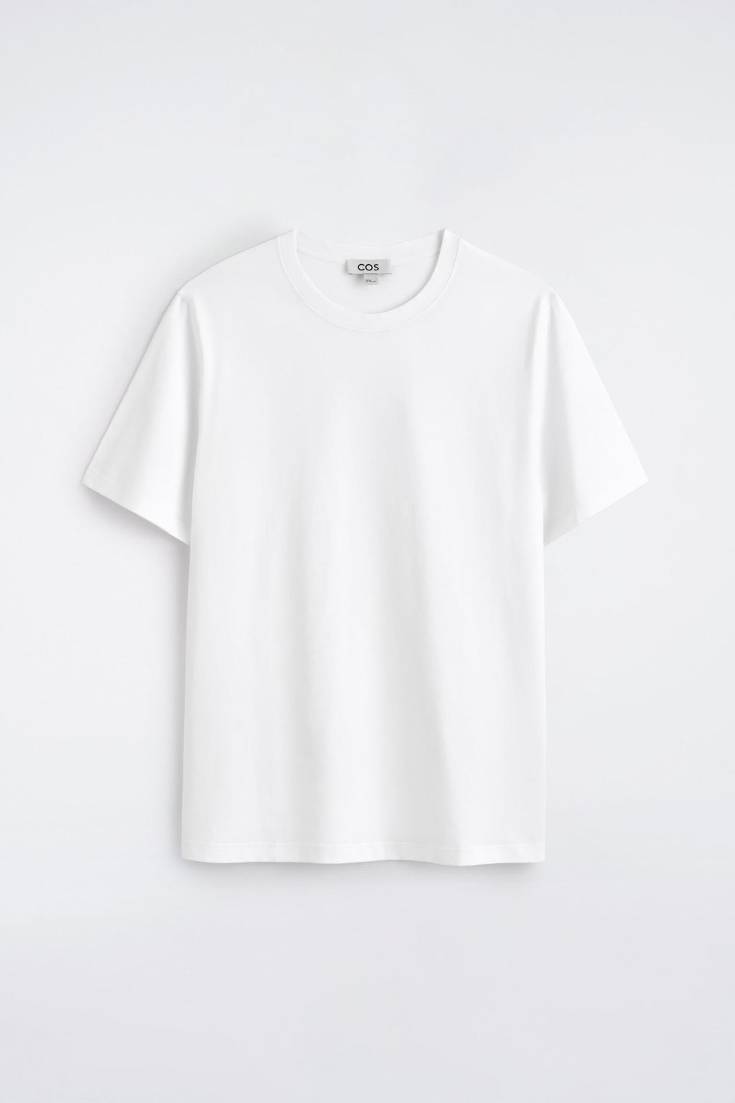 PLAYERA DE ALGODÓN DE CORTE REGULAR - BLANCO | DescriptiveStillLife