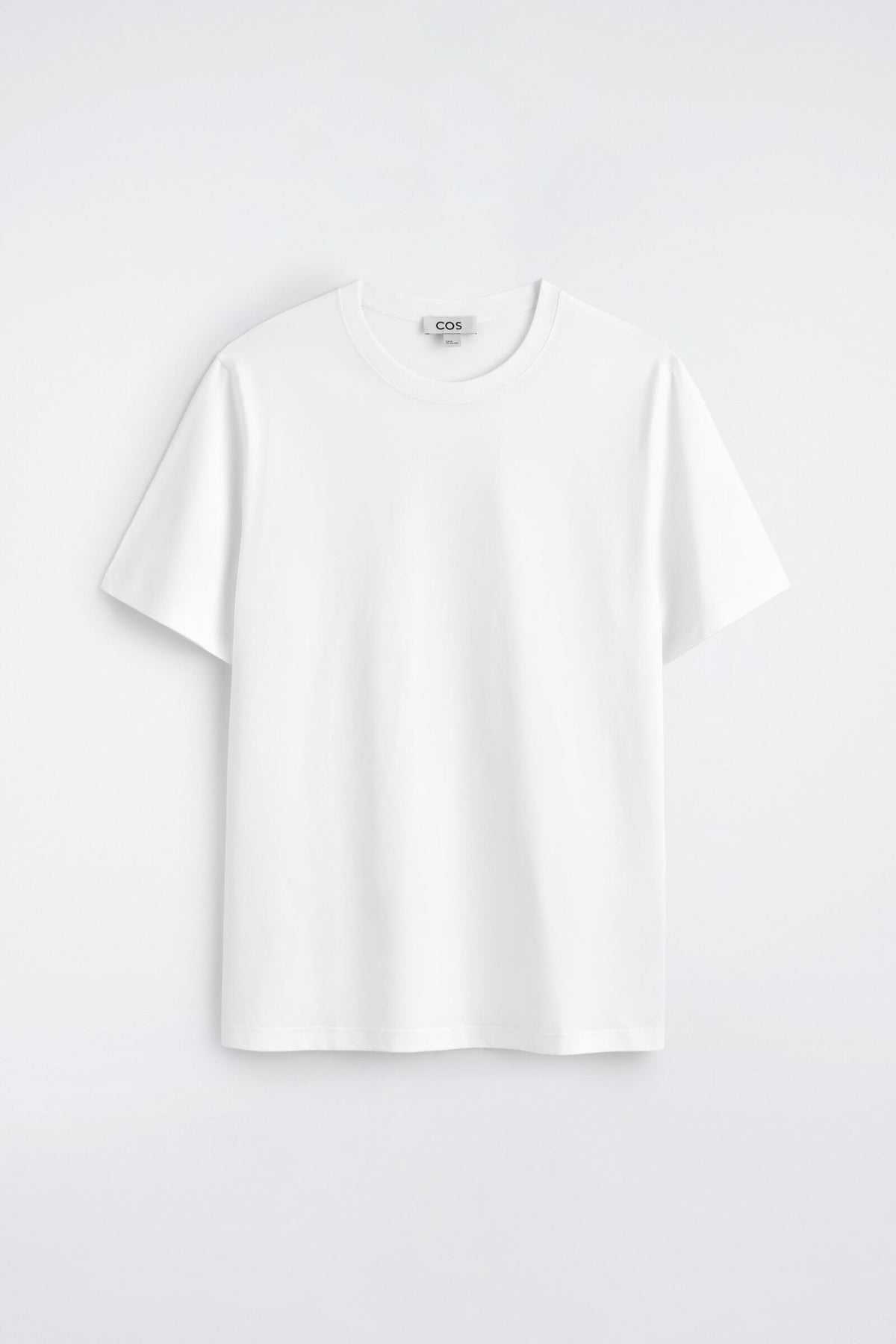 PLAYERA DE ALGODÓN DE CORTE REGULAR - BLANCO | DescriptiveStillLife