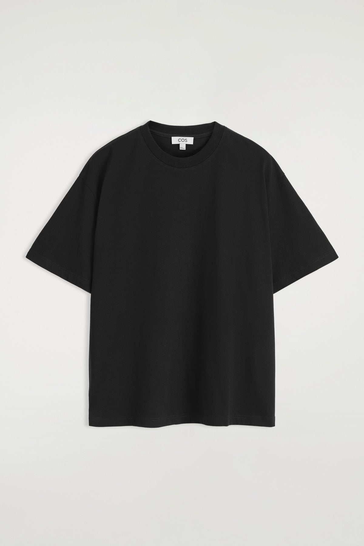 CAMISETA DE ALGODÓN RELAJADA Y LIGERA - NEGRO | DescriptiveStillLife