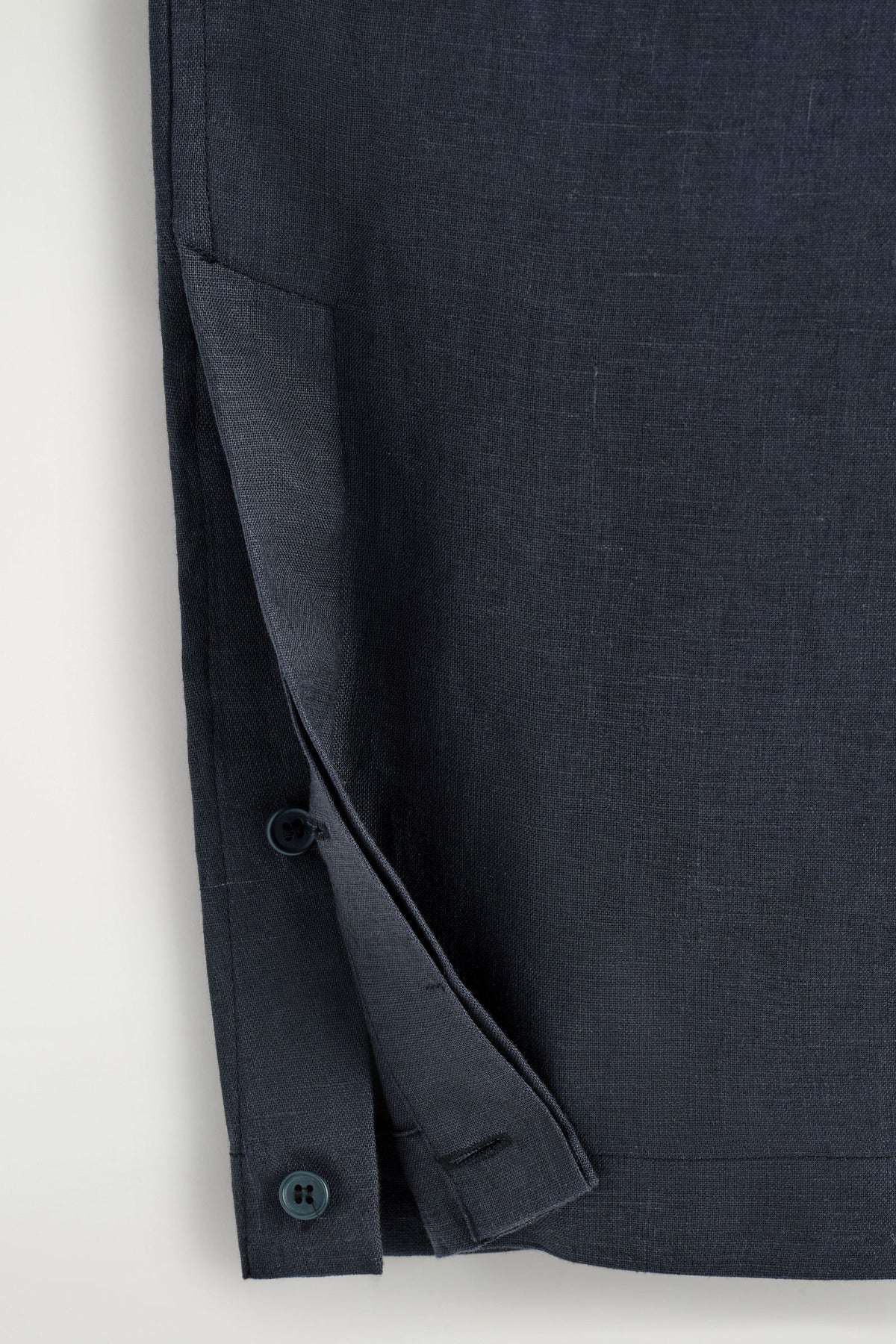 PANTALONES DE LINO CON CINTA ELÁSTICA - AZUL MARINO - StillMedia/DescriptiveDetail