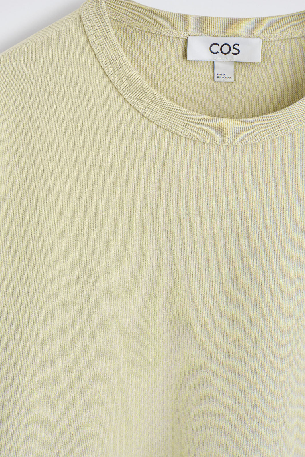 CAMISETA DE ALGODÓN RELAJADO LAVADO - VERDE DESGASTADO | DescriptiveDetail