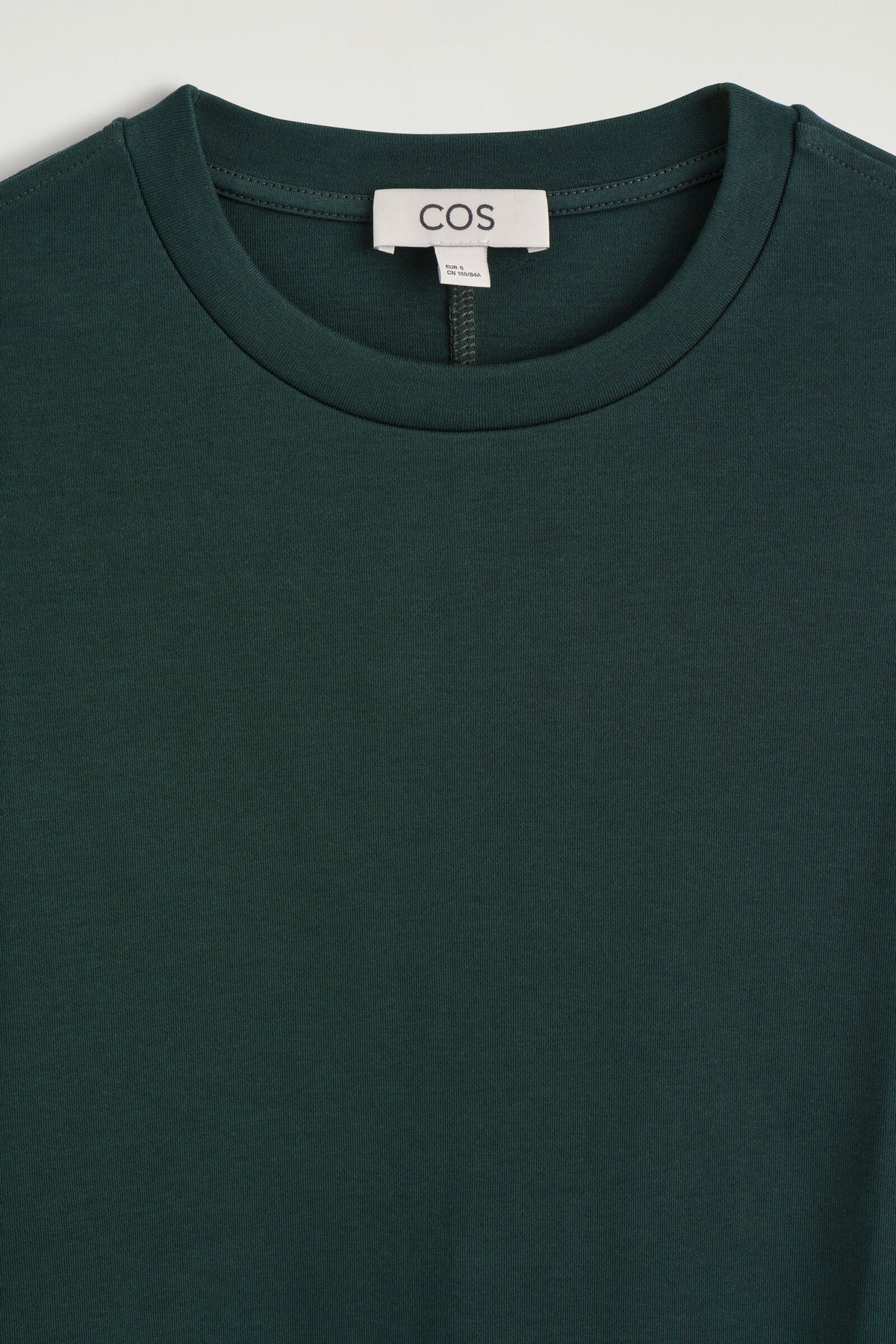 CAMISETA OVERSIZE ALGODÓN - VERDE OSCURO | DescriptiveDetail