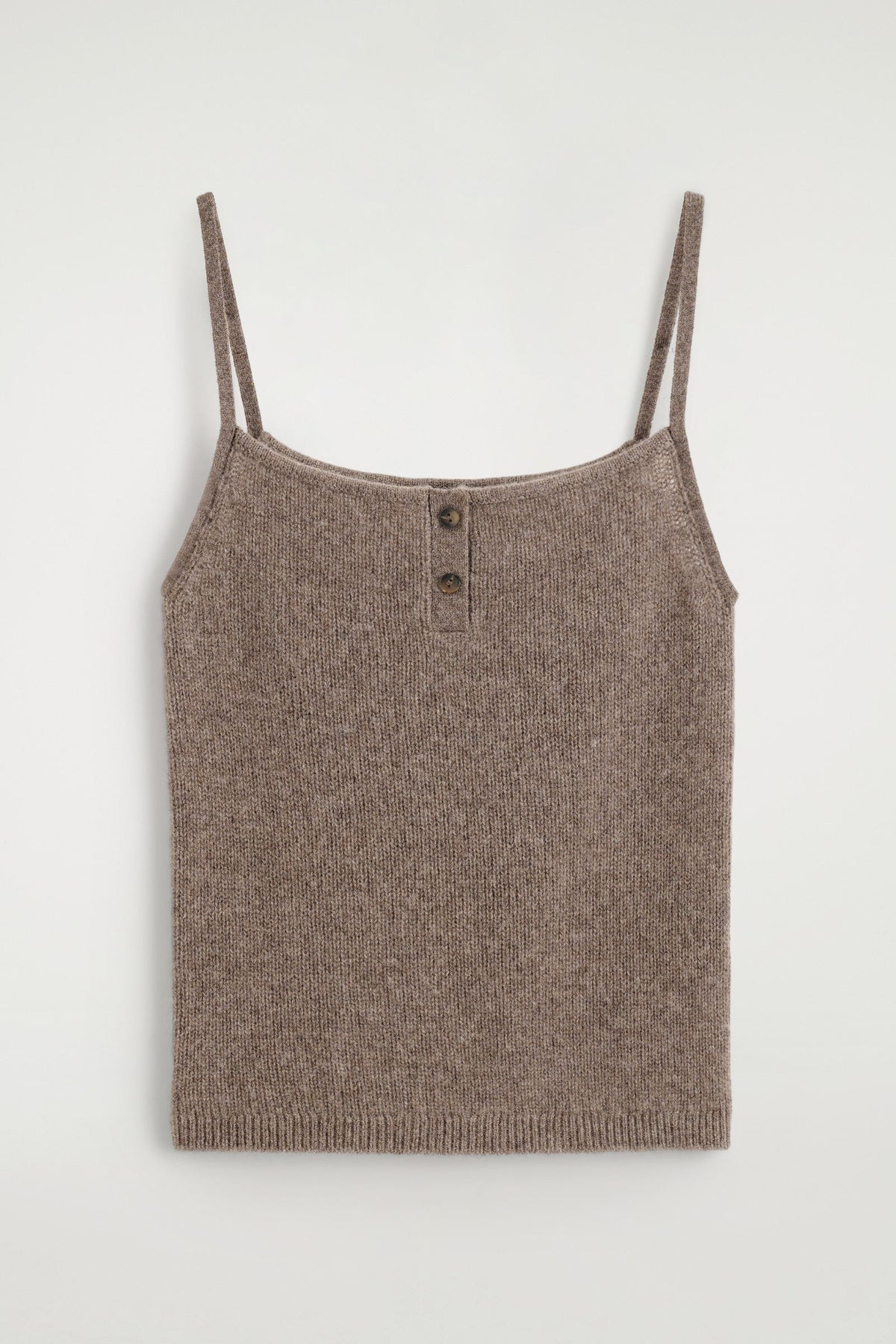 TOP TIRANTES 100% CASHMERE - MARRÓN JASPEADO - StillMedia/DescriptiveStillLife