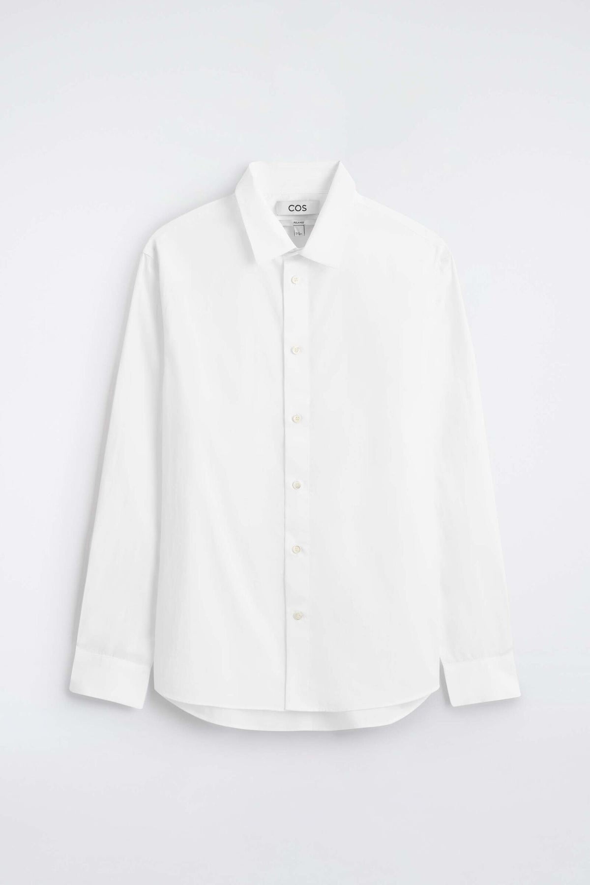 CAMISA DE PIMA COTTON-POPLIN RELAJADO - BLANCO - StillMedia/DescriptiveStillLife