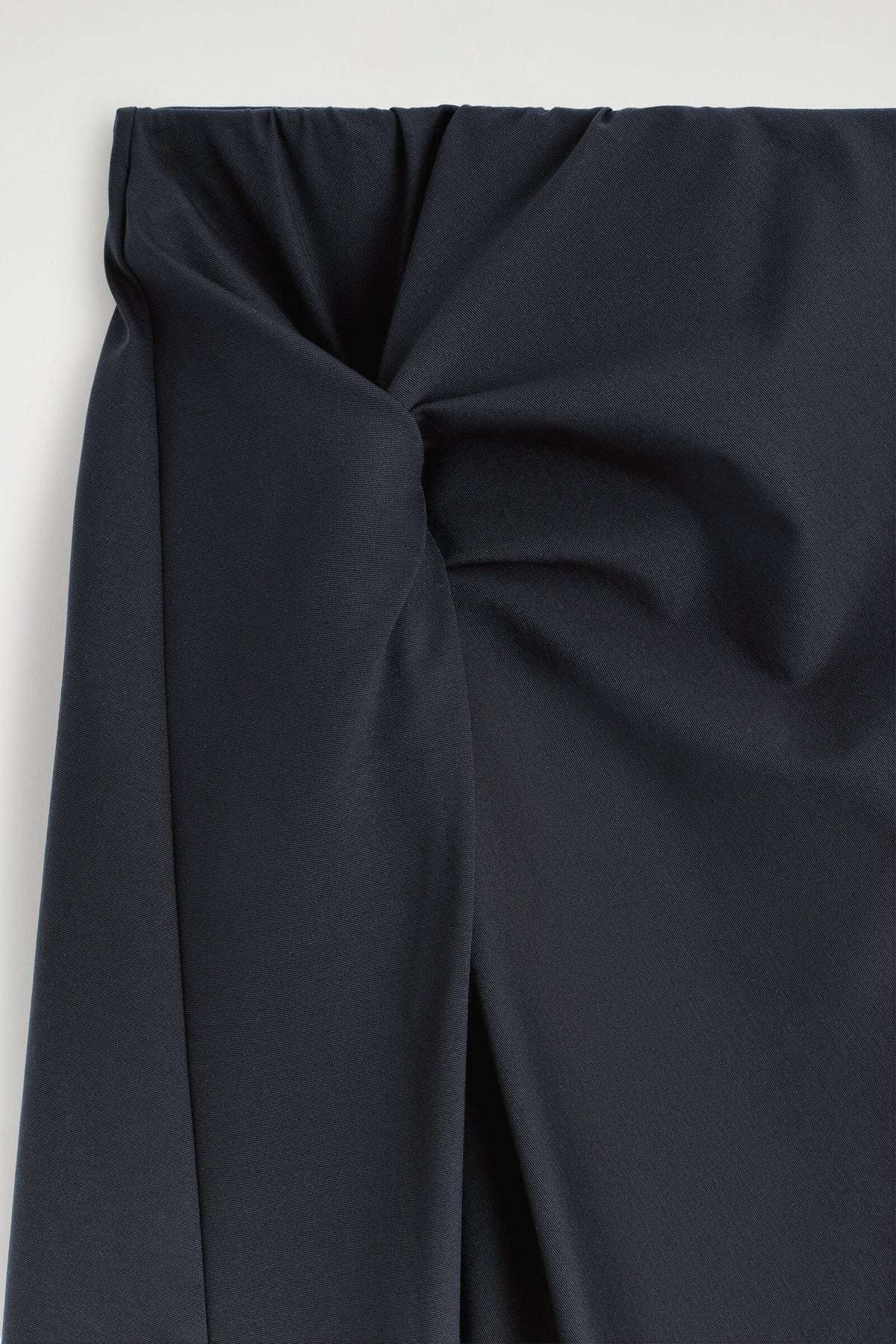 FALDA MIDI DE JERSEY CON DETALLE DE NUDO - AZUL MARINO - StillMedia/DescriptiveDetail