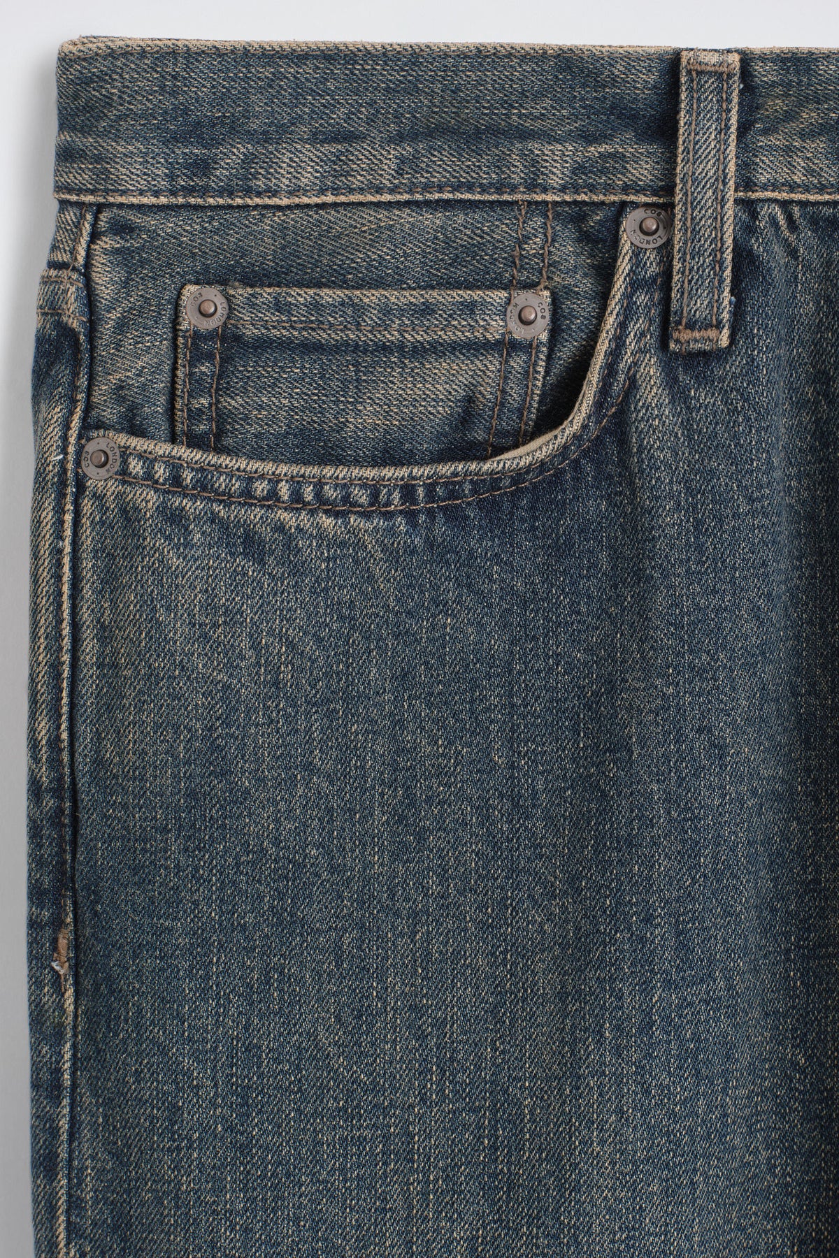 DÓBLAJE JEANS WIDE-LEG - AZUL DESVANECIDO | DescriptiveDetail