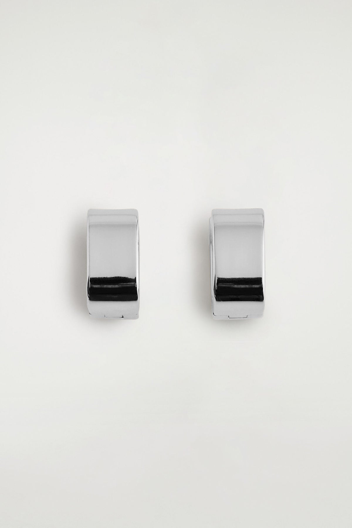 ARETES DE ARO CUADRADO - PLATA