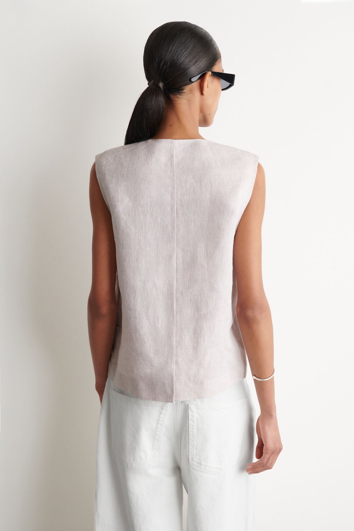 CHALECO DE LINO - ROSA CLARO - StillMedia/Lookbook