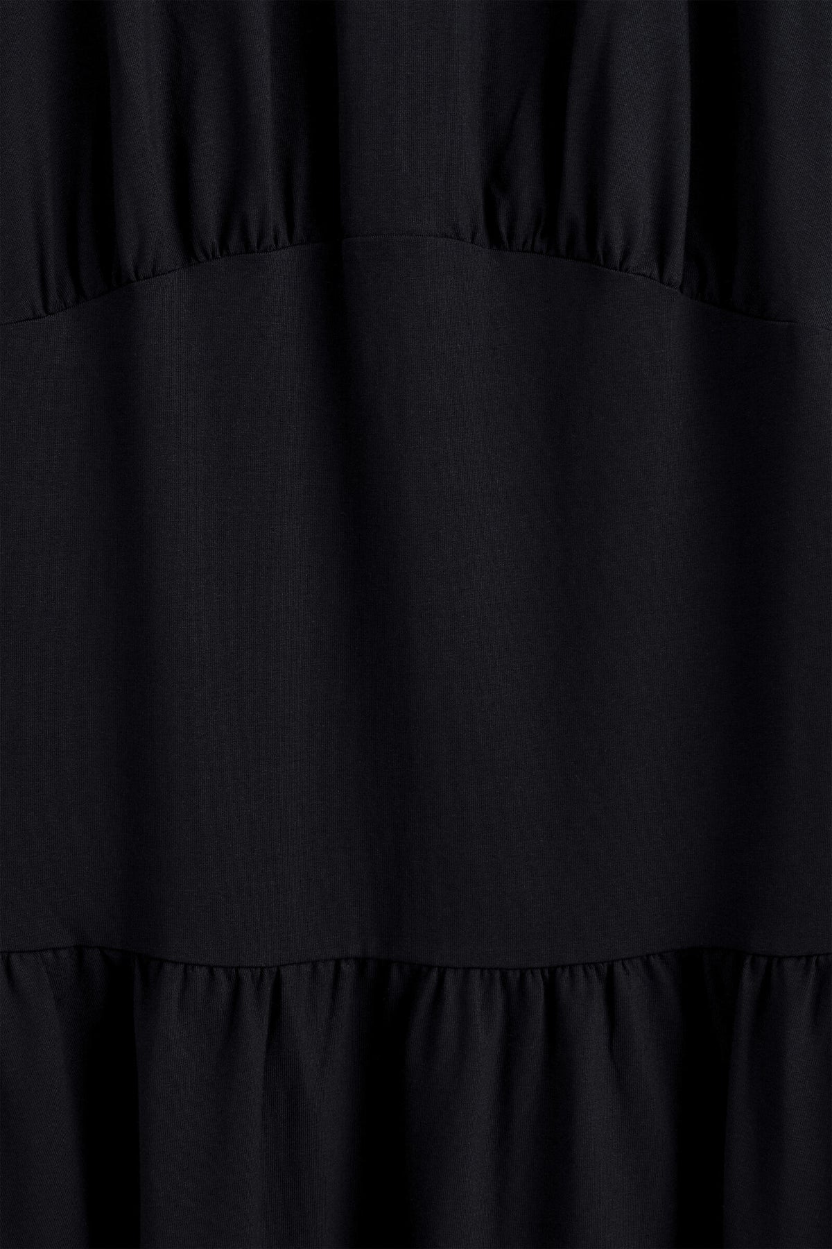 VESTIDO MIDI DE ALGODÓN CON CINTURA - NEGRO - StillMedia/DescriptiveDetail