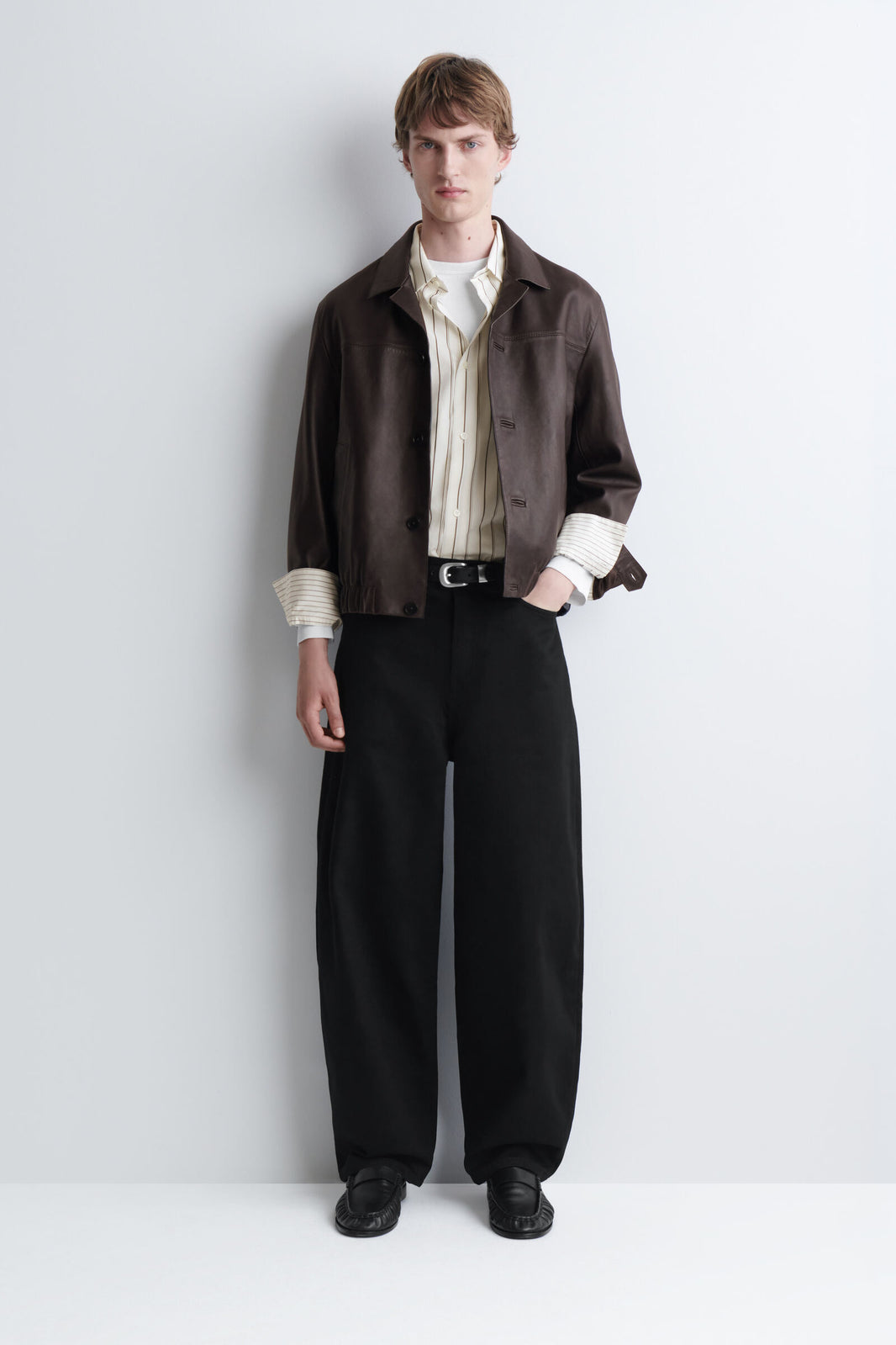 JEANS MALLOW RELAXED-FIT BARREL-LEG - NEGRO