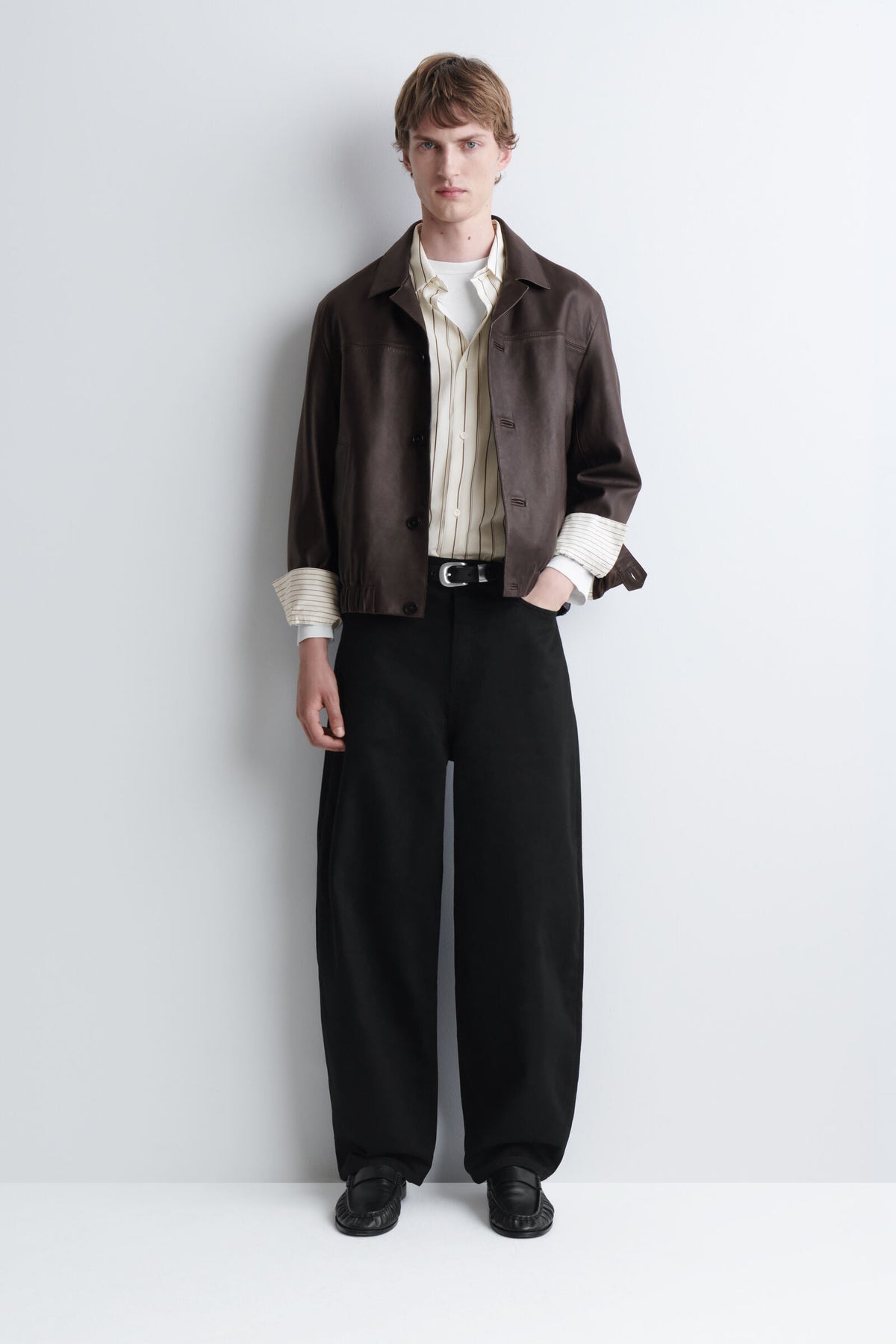 JEANS MALLOW RELAXED-FIT BARREL-LEG - NEGRO