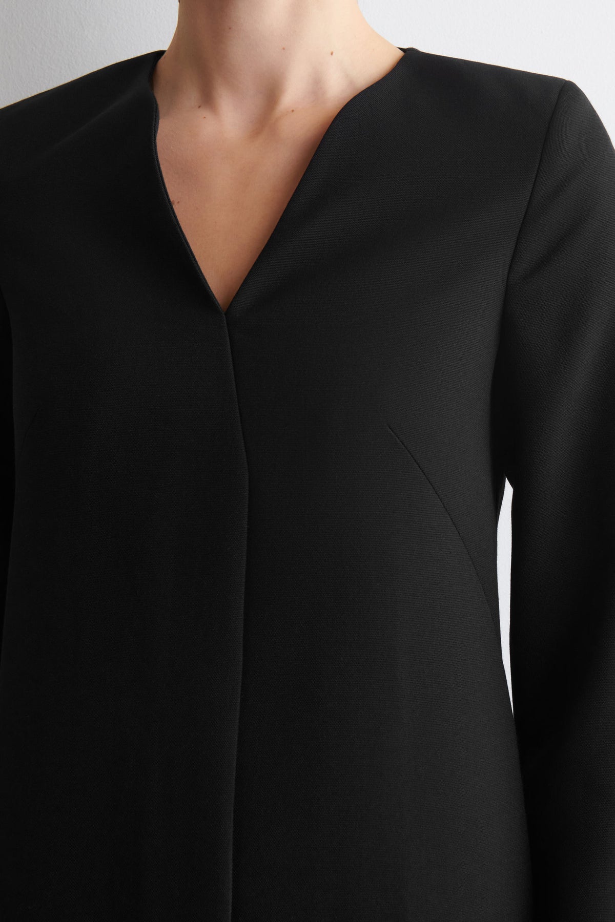 VESTIDO MINI DE MEZCLA DE LANA - NEGRO - StillMedia/Lookbook