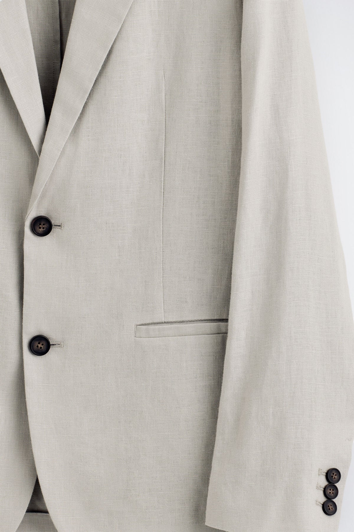 BLAZER DE LINO DE UN SOLO BOTÓN - PISTACHE SUAVE - StillMedia/DescriptiveDetail