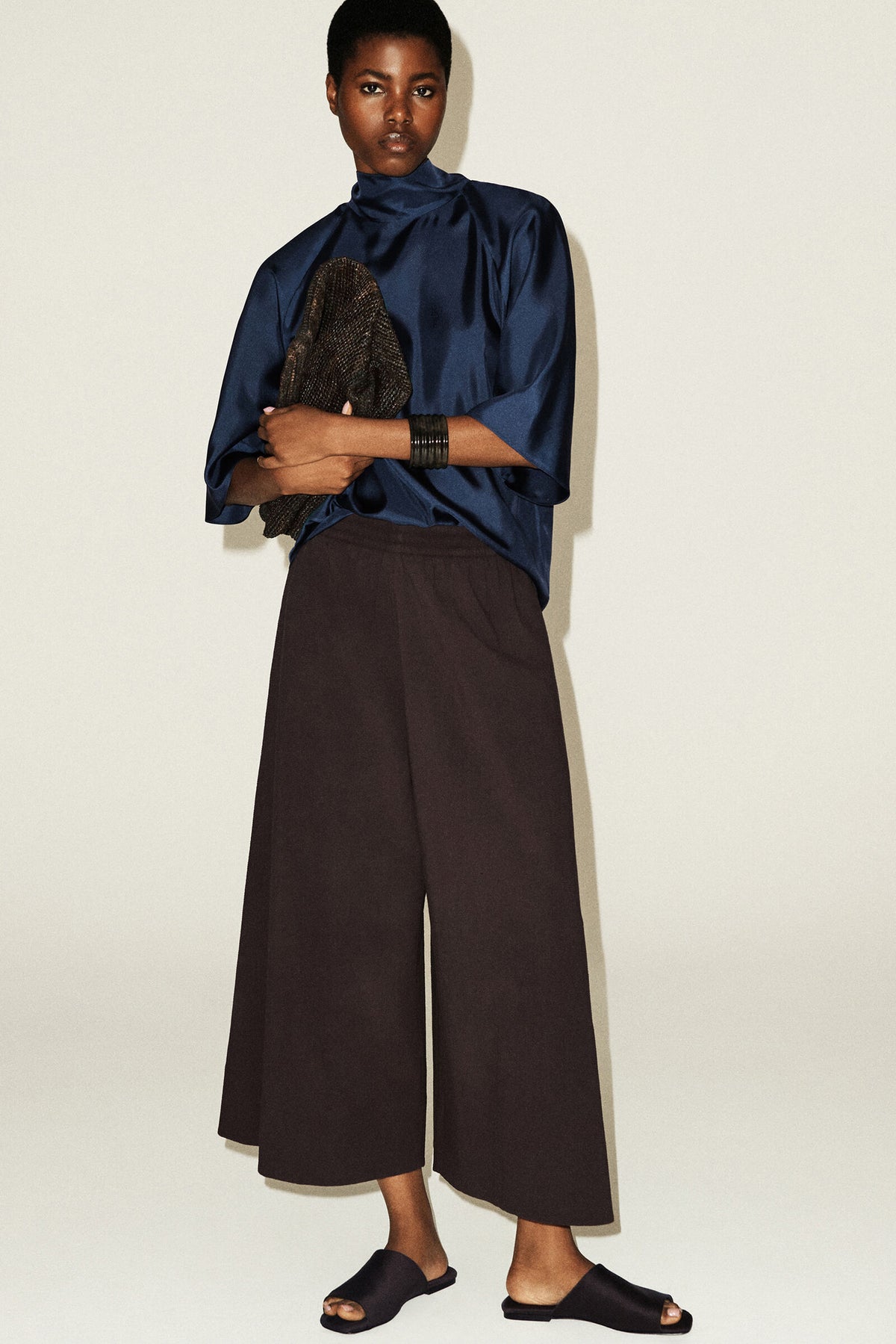 CULOTTES DE SEERSUCKER  - MARRÓN - StillMedia/Environmental