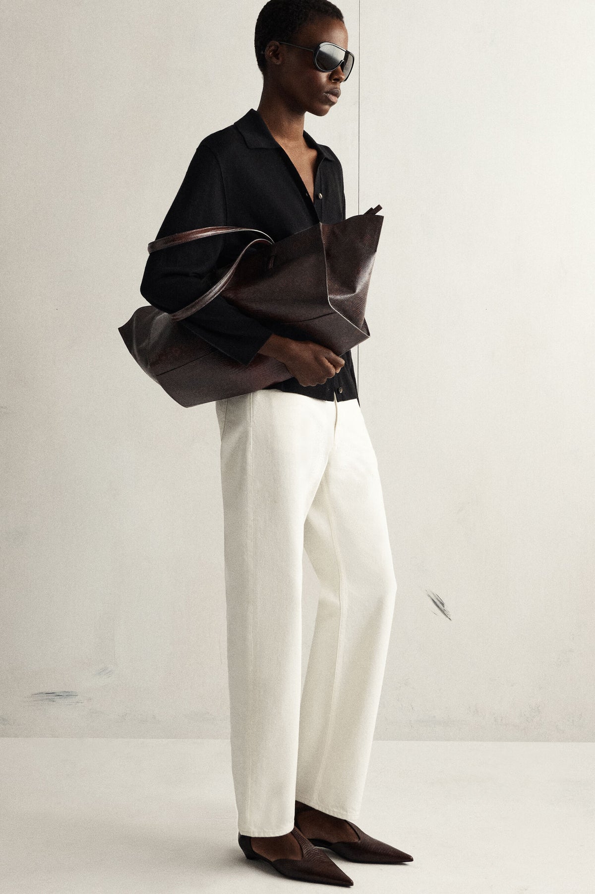 JEANS DE PIERNA RECTA CHORD - BLANCO | Lookbook