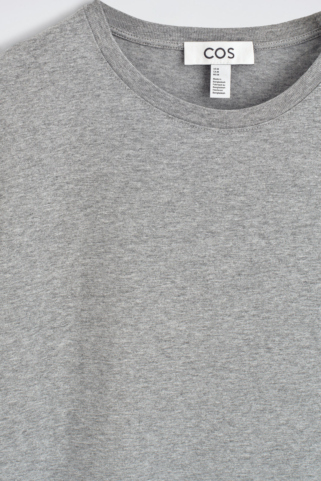 3-PACK DE CAMISETAS DE ALGODÓN CON CUELLO REDONDO - AZUL MARINO / BLANCO / GRIS 