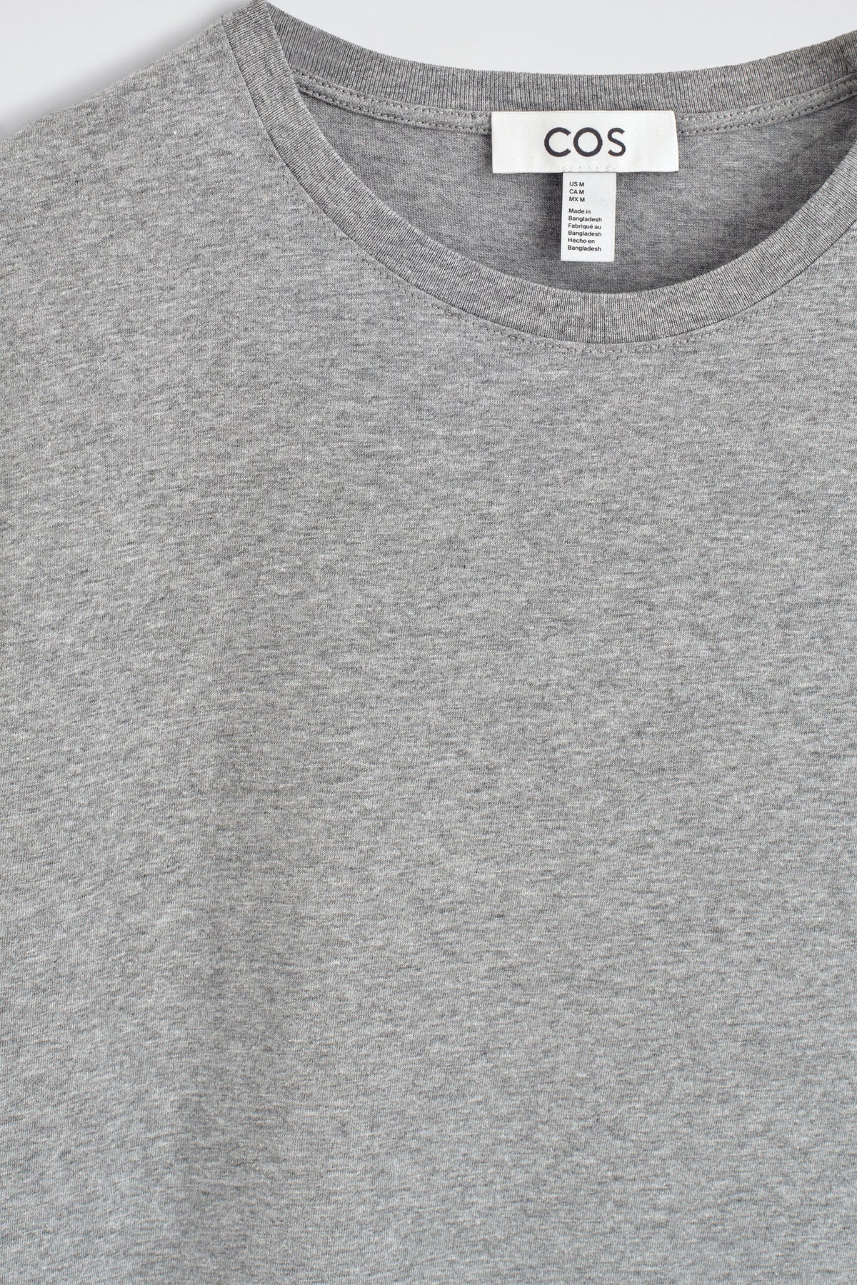 3-PACK DE CAMISETAS DE ALGODÓN CON CUELLO REDONDO - AZUL MARINO / BLANCO / GRIS 