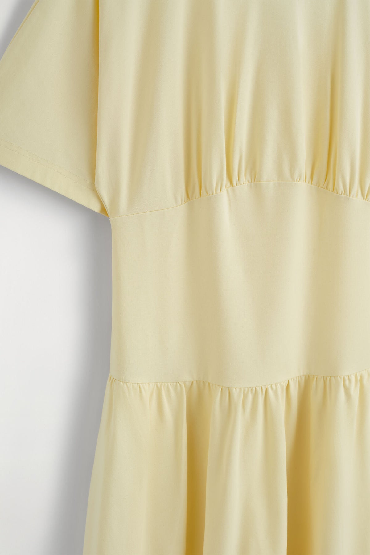 VESTIDO MIDI DE ALGODÓN CON CINTURA - AMARILLO MANTEQUILLA - StillMedia/DescriptiveDetail